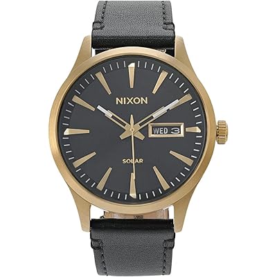 Мужские наручные часы Nixon Sentry Solar Leather