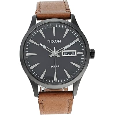 Мужские наручные часы Nixon Sentry Solar Leather