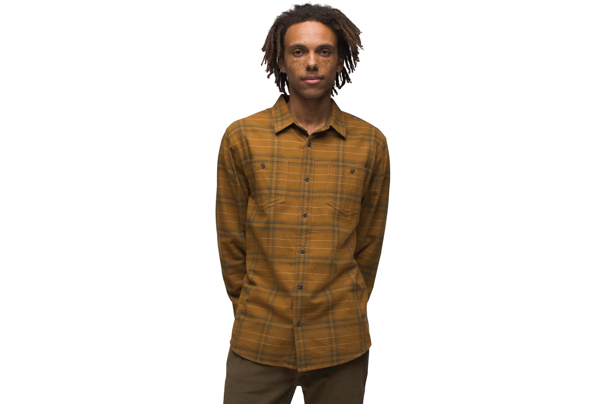 Мужская рубашка Prana Dolberg Flannel Shirt Slim Fit 11190₽