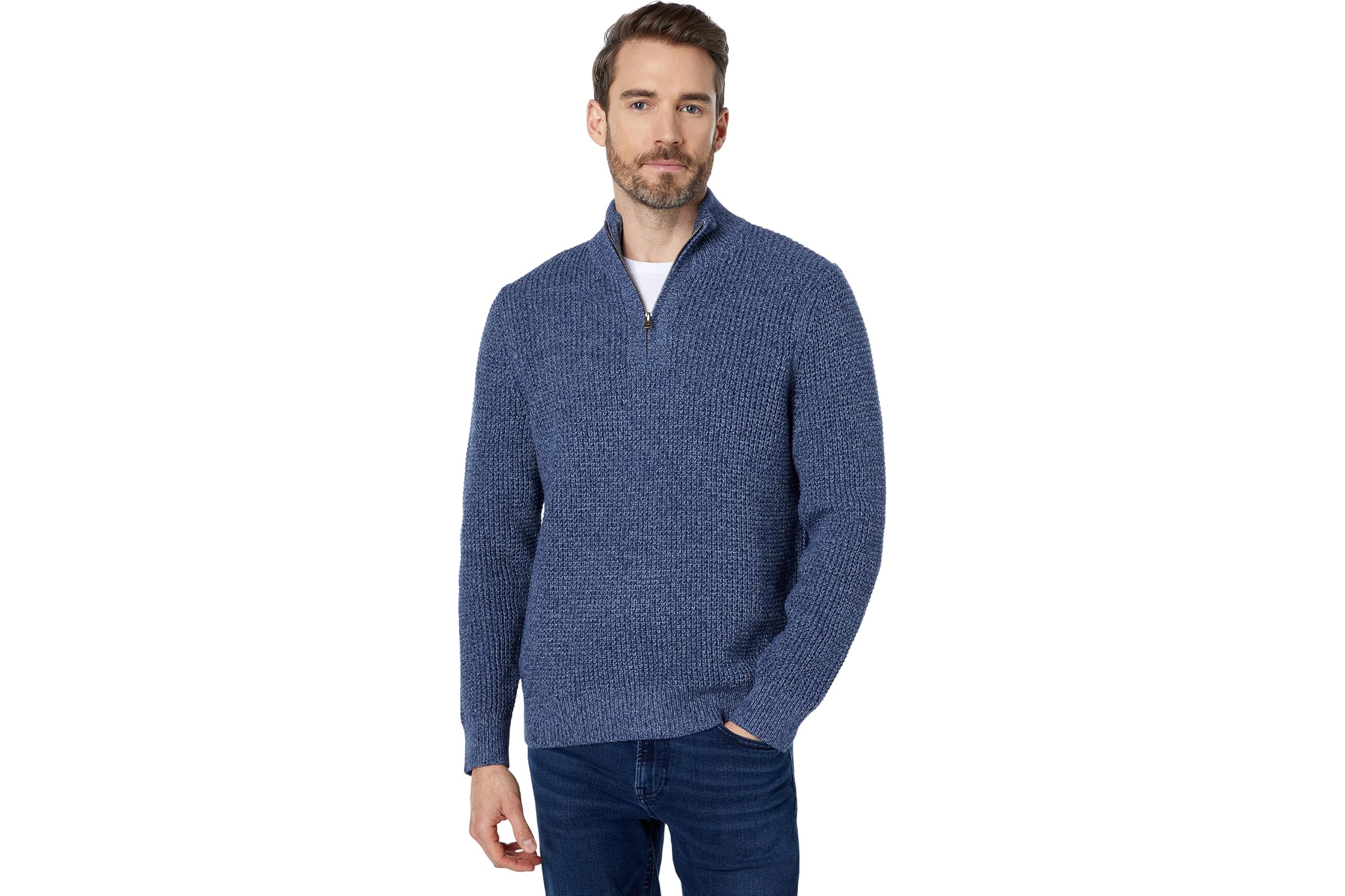 LLBean Organic Cotton 14 Zip Sweater 19890₽