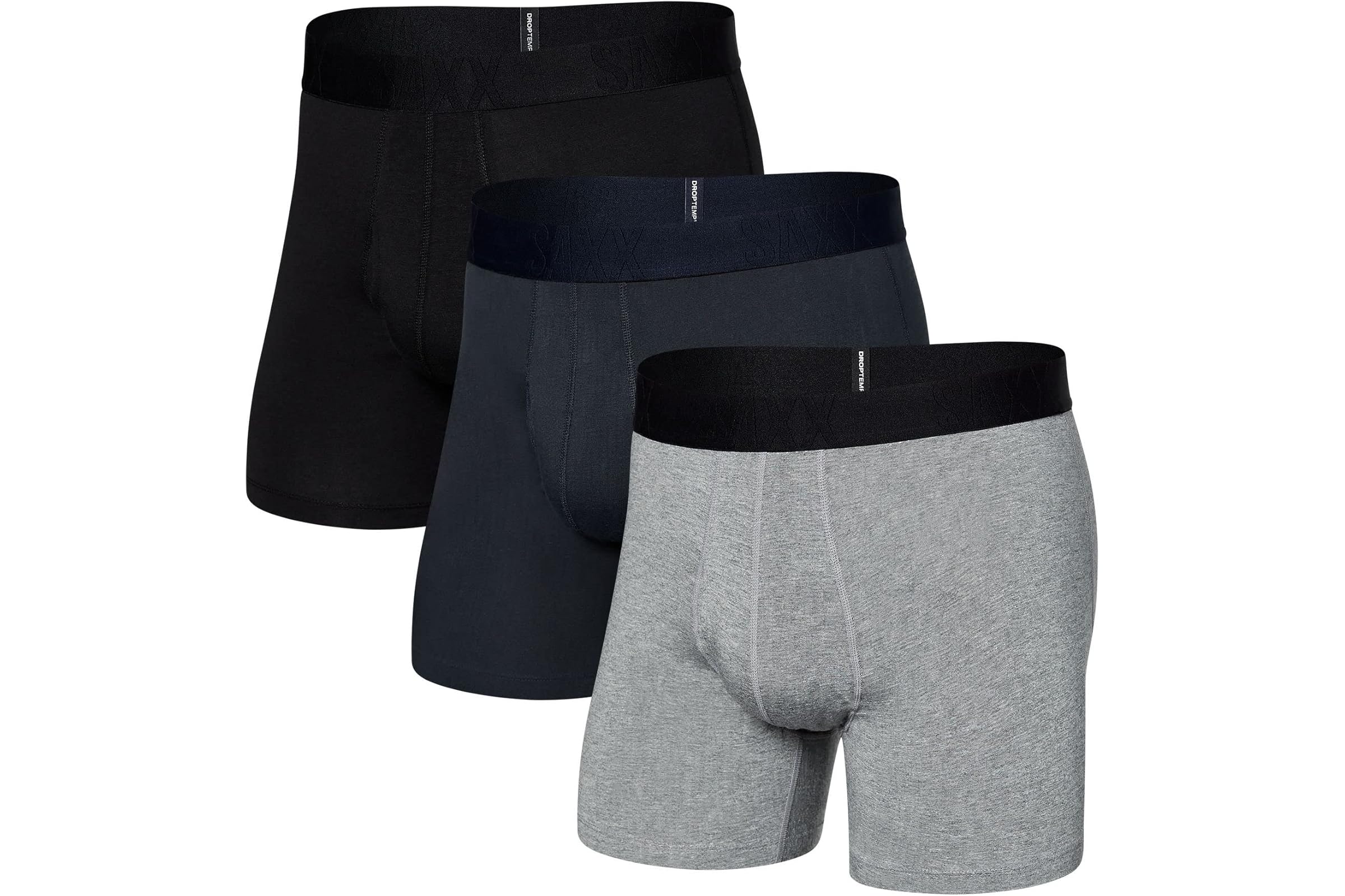 SAXX UNDERWEAR Droptemp Cooling Cotton Boxer Brief Fly 3-Pack 13790₽