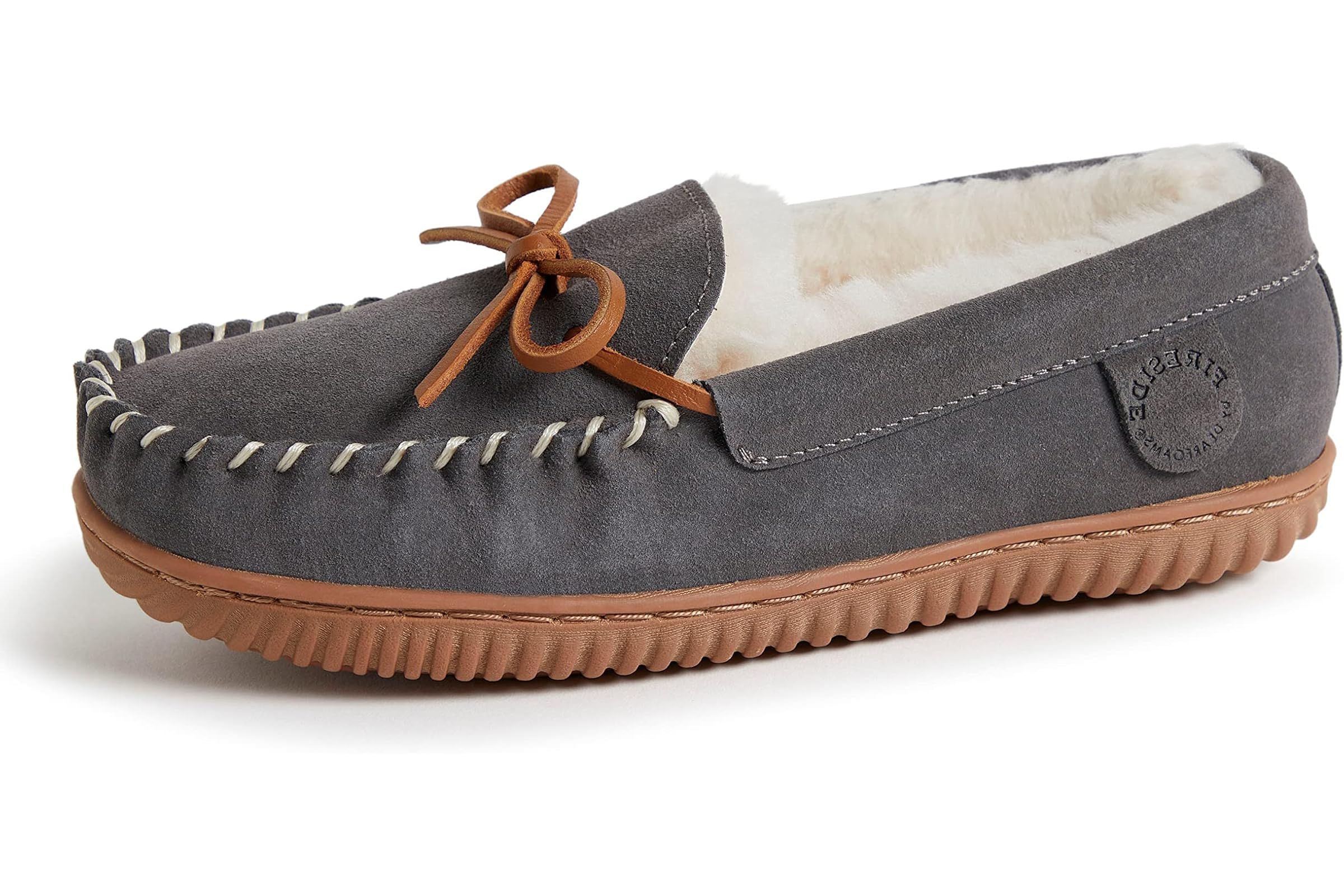 FIRESIDE by Dearfoams Alice Springs Genuine Shearling Moccasin