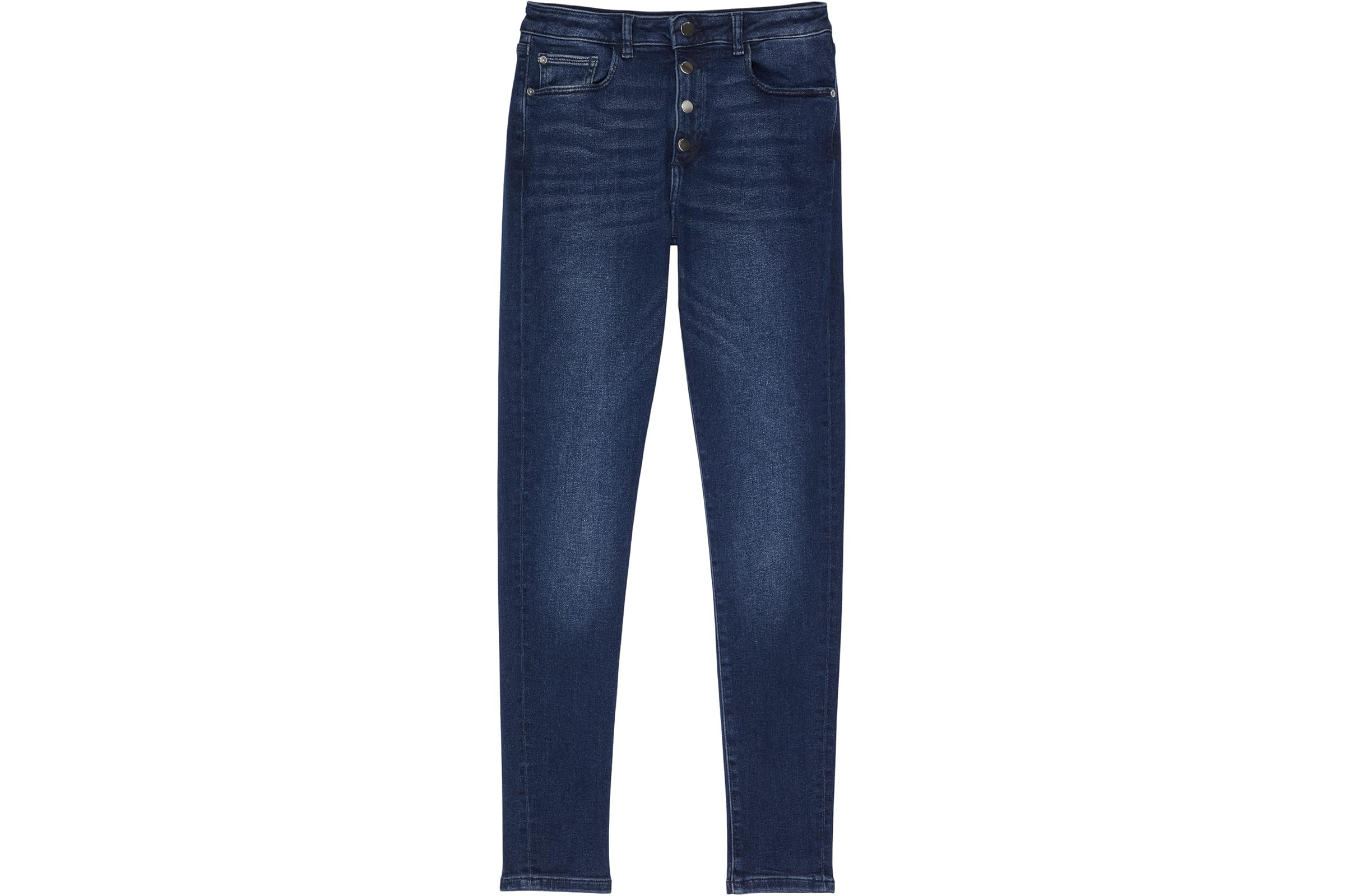 DL1961 Kids Chloe High-Rise Skinny in Eco Dark (Big Kids)