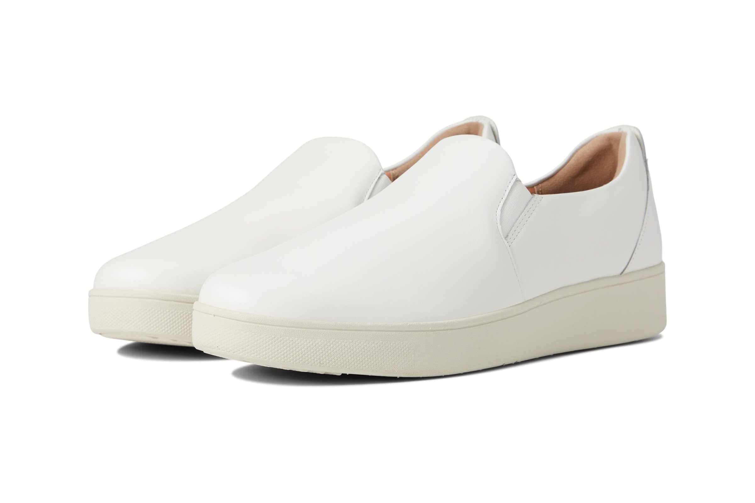 Женские кроссовки FitFlop Rally Leather Slip-On Skate Sneakers 21190₽