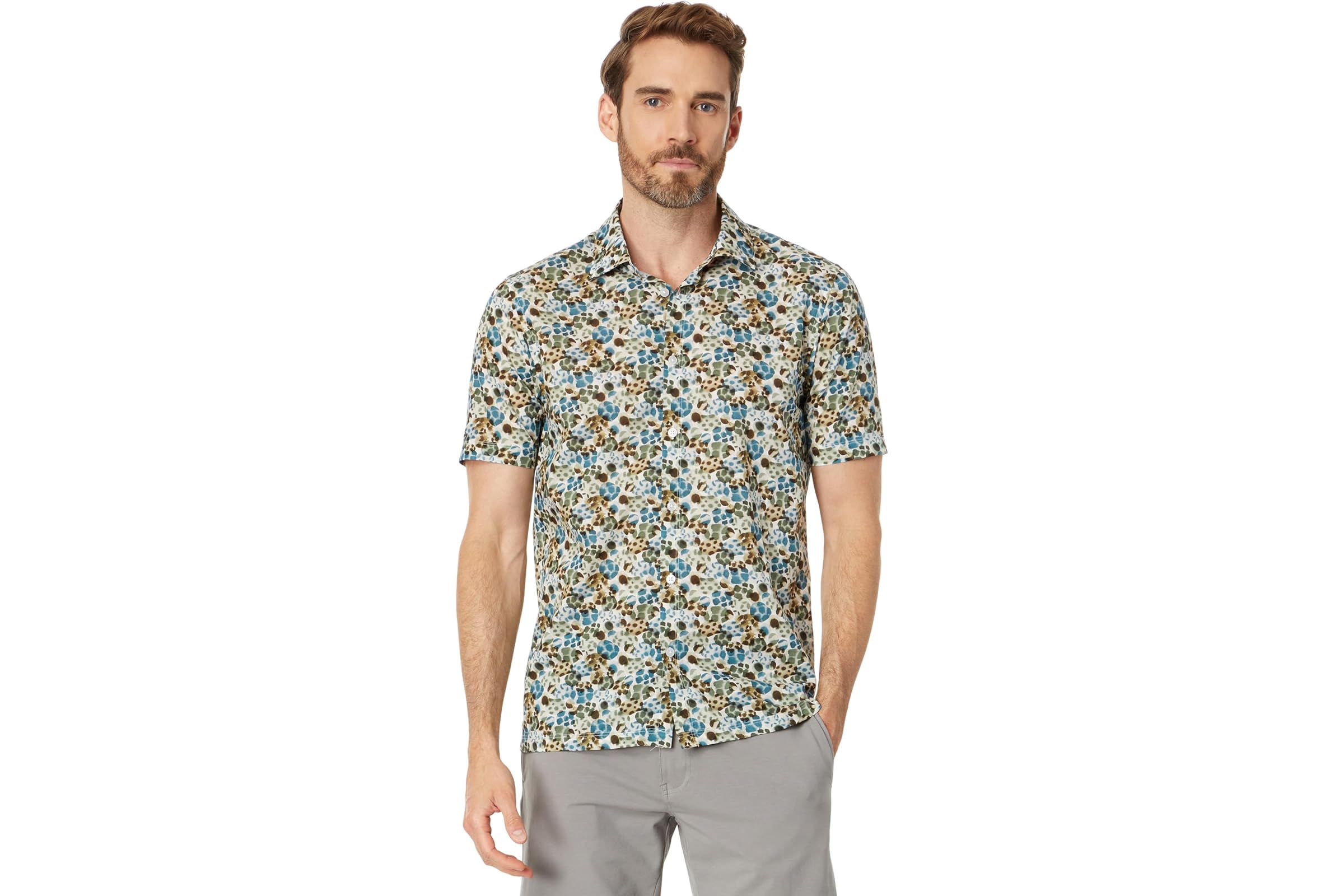 Good Man Brand Short Sleeve Big On Point Shirt Stretch