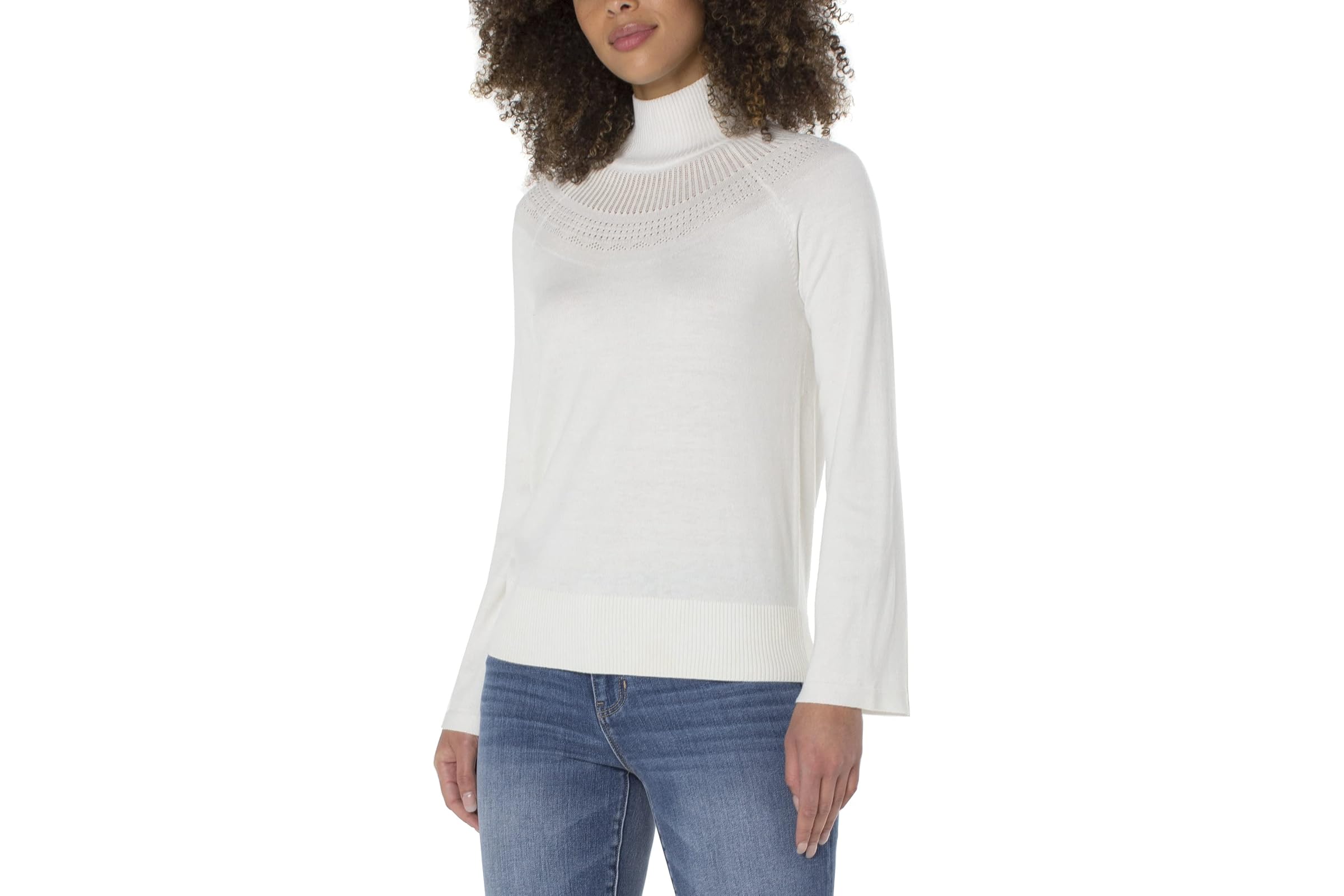 Liverpool Los Angeles Long Sleeve Funnel Neck Sweater