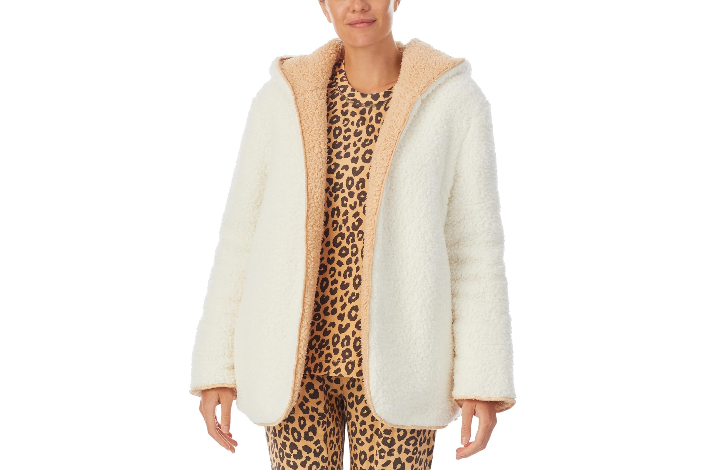 Sanctuary Reversible Sherpa Hooded Jacket 10490₽