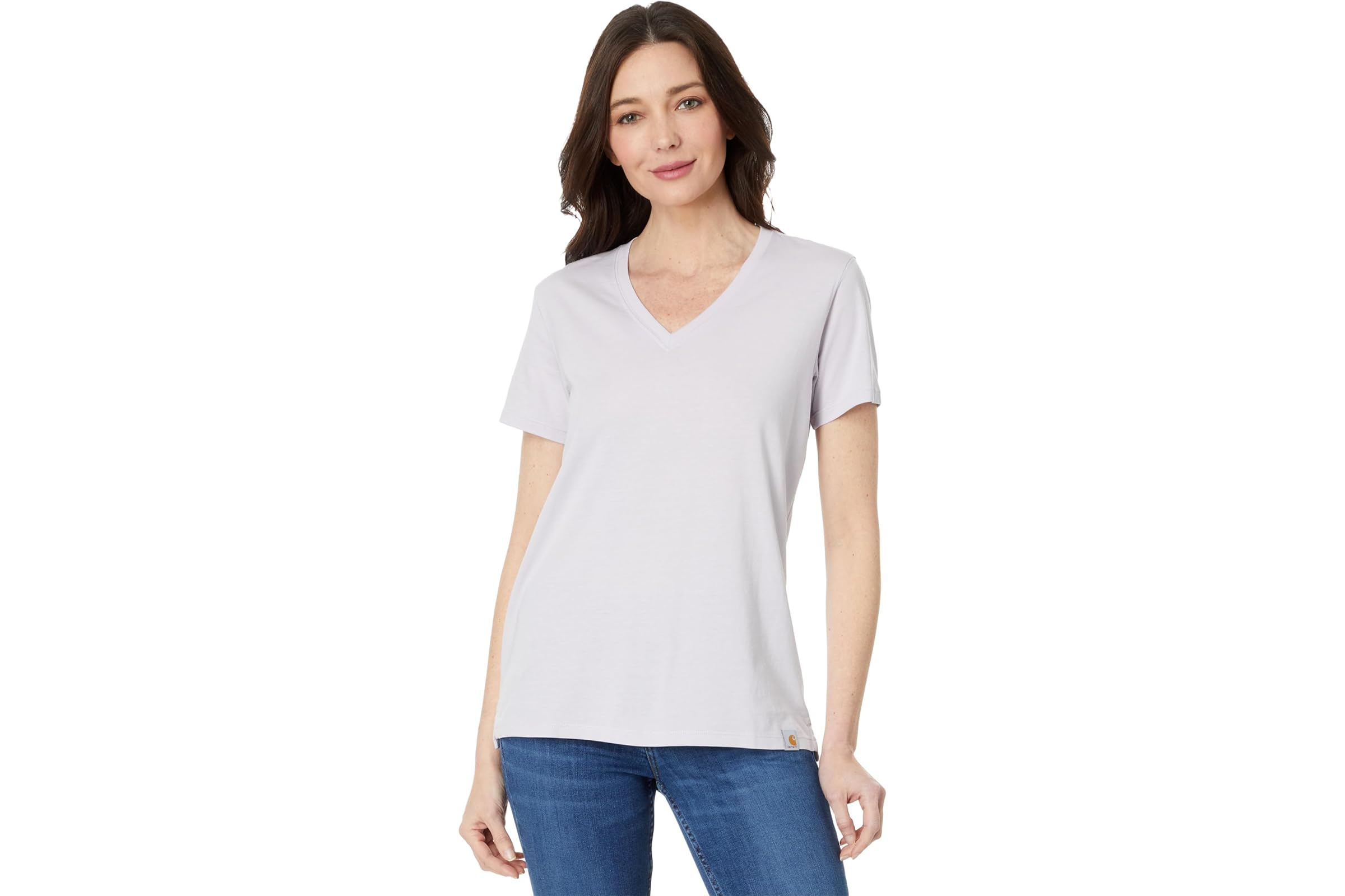 Carhartt Relaxed Fit Lightweight Short Sleeve V-Neck T-Shirt 4790₽