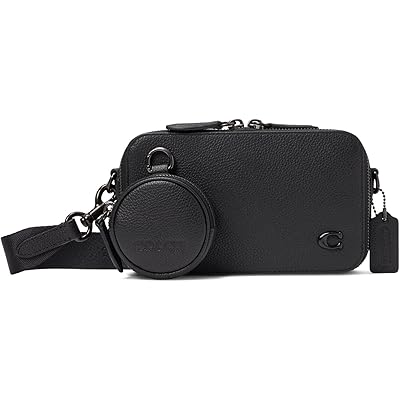 Женская сумка COACH Charter Slim Crossbody in Pebble Leather with Sculpted C Hardware Branding
