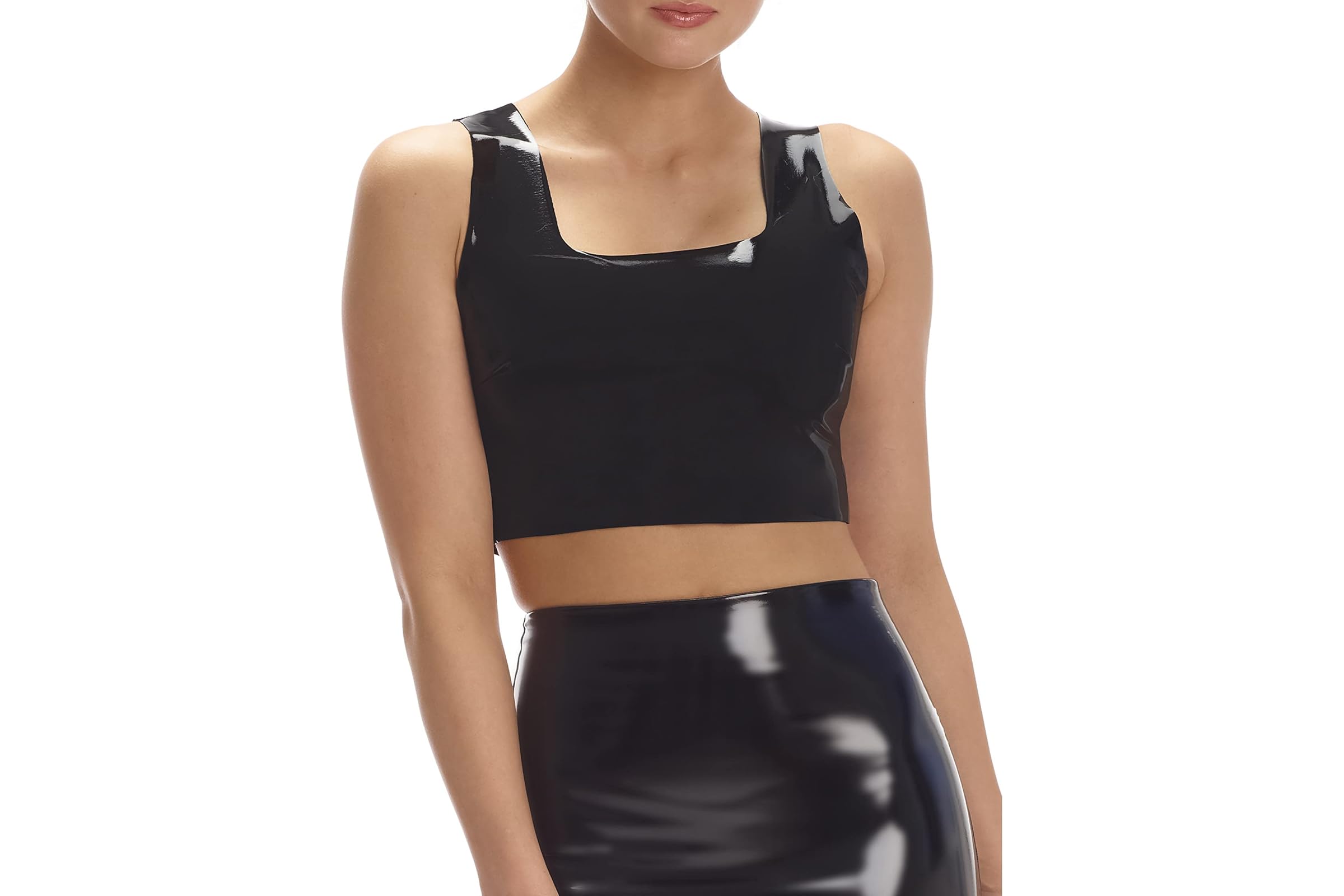 Commando Faux Patent Leather Crop Top FLT110 16690₽