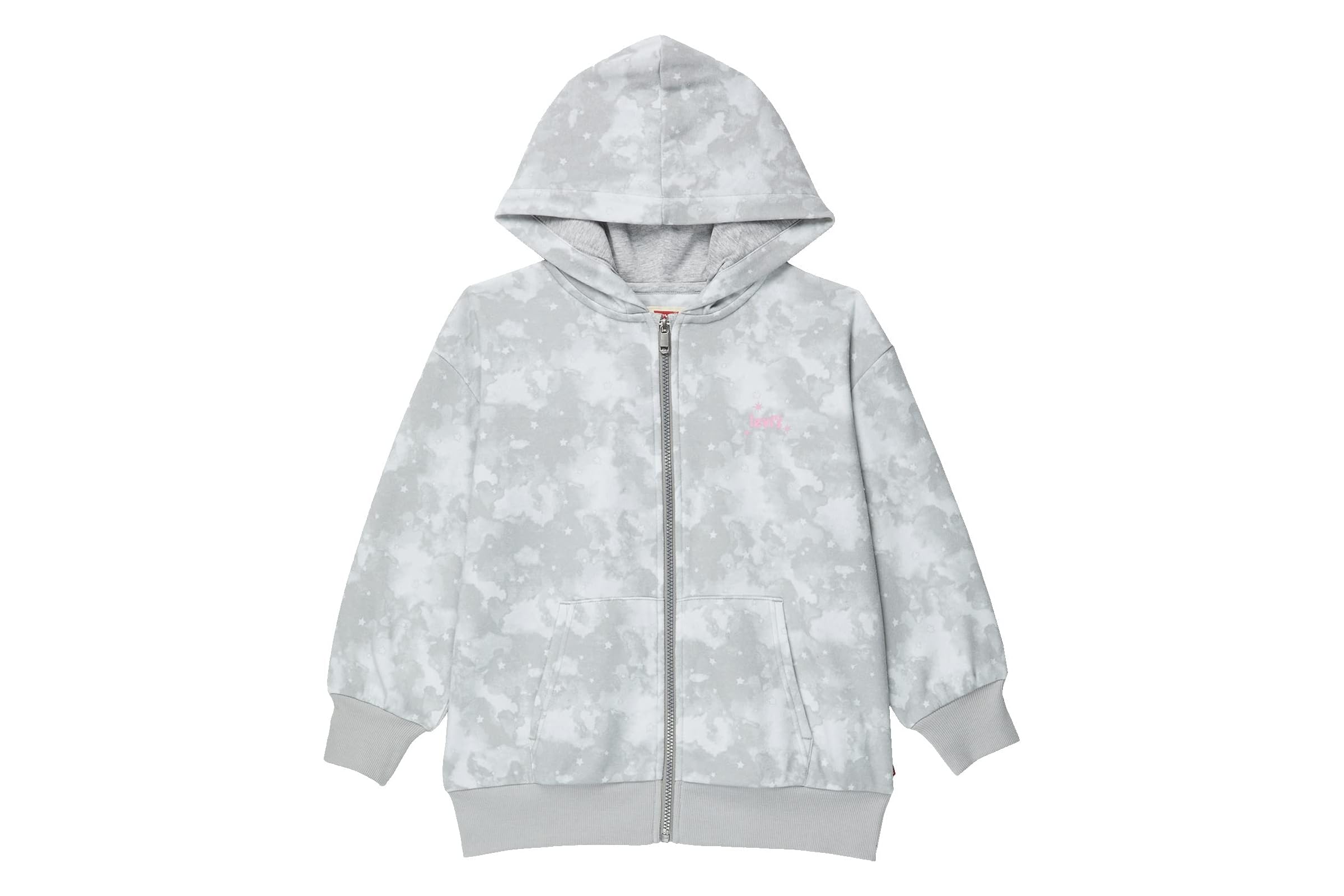 Levis Kids Oversized Full Zip-Up Hoodie (Big Kids)