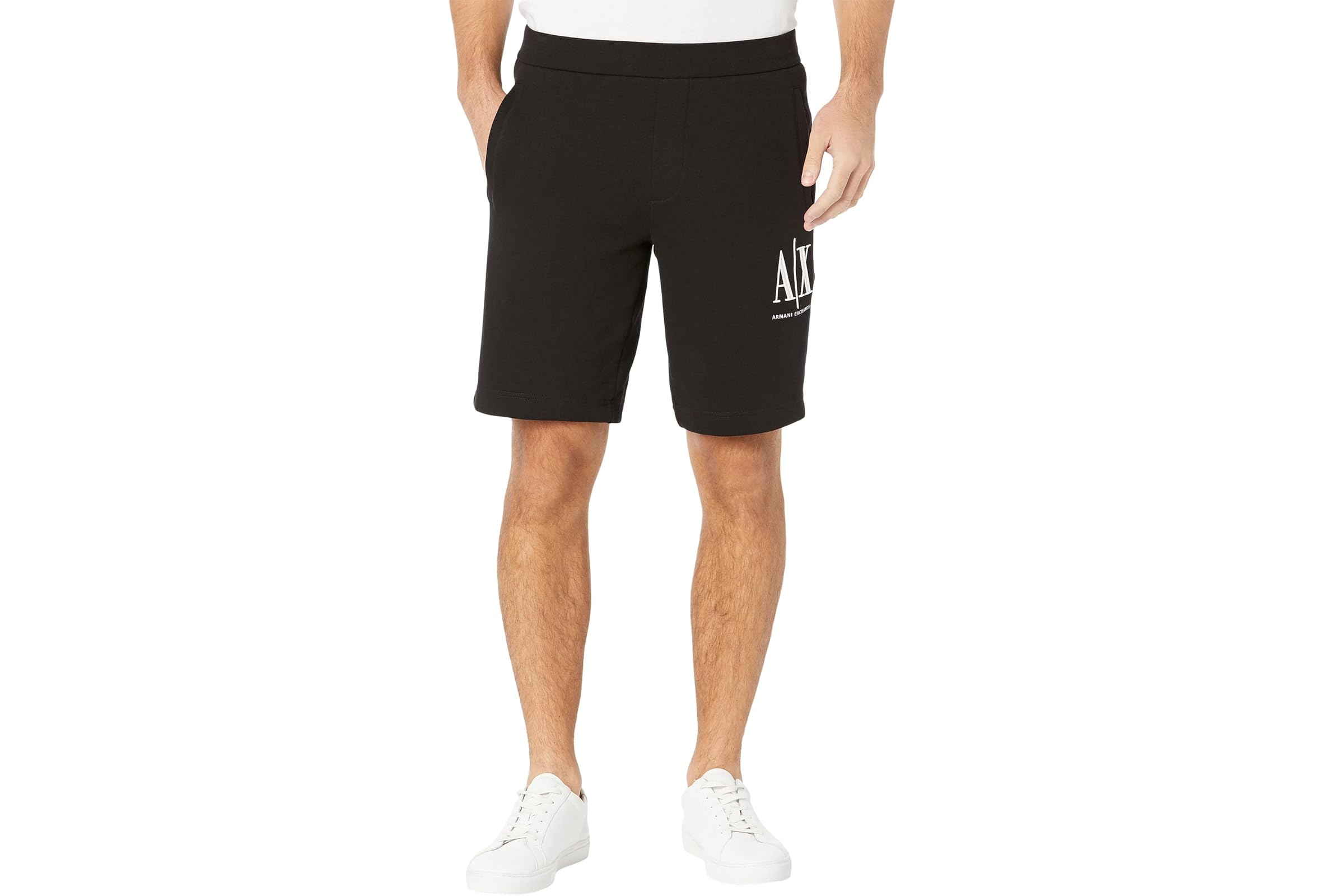 Armani Exchange Icon Cotton Shorts w Embroidered Logo 14290₽