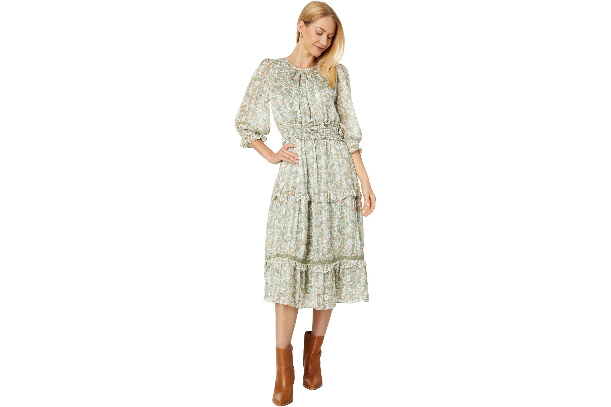 Lost Wander Down To The River Midi Dress