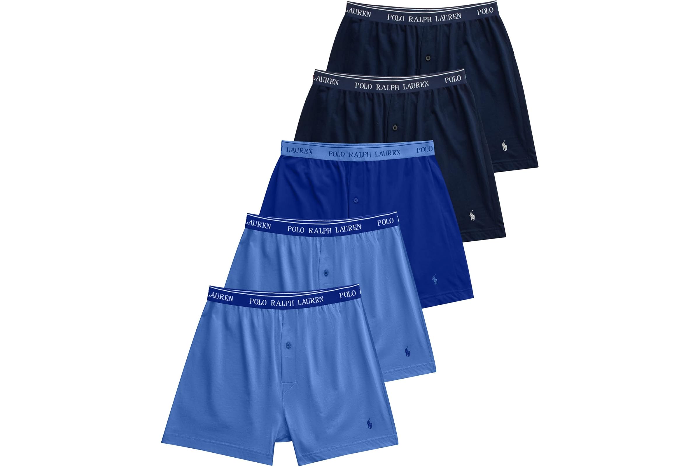 Polo Ralph Lauren Classic Fit Cotton Knit Boxer 5 Pack 12690₽
