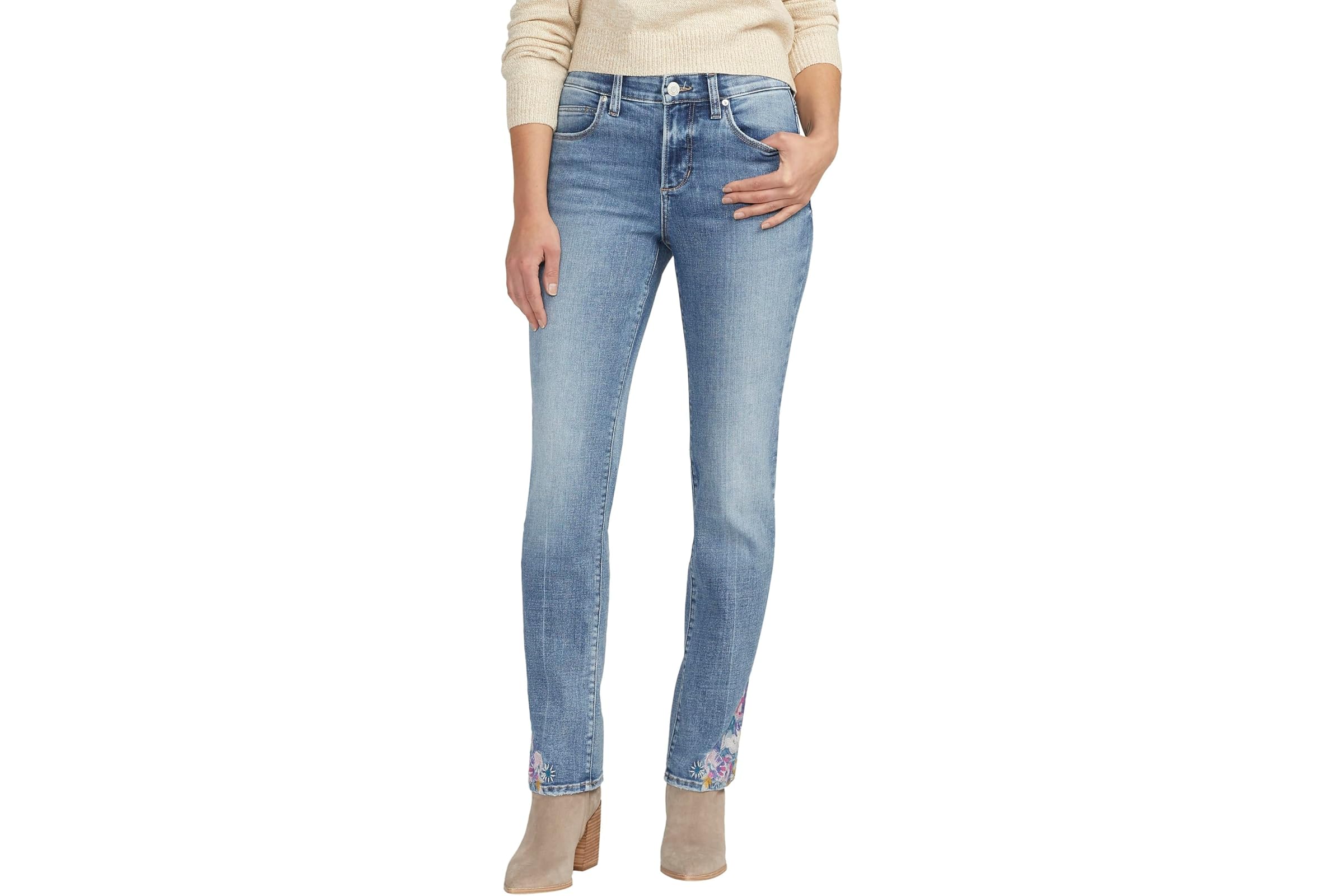 Jag Jeans Ruby Mid-Rise Straight Leg Jeans