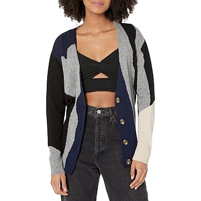 LABEL Intarsia Cardi