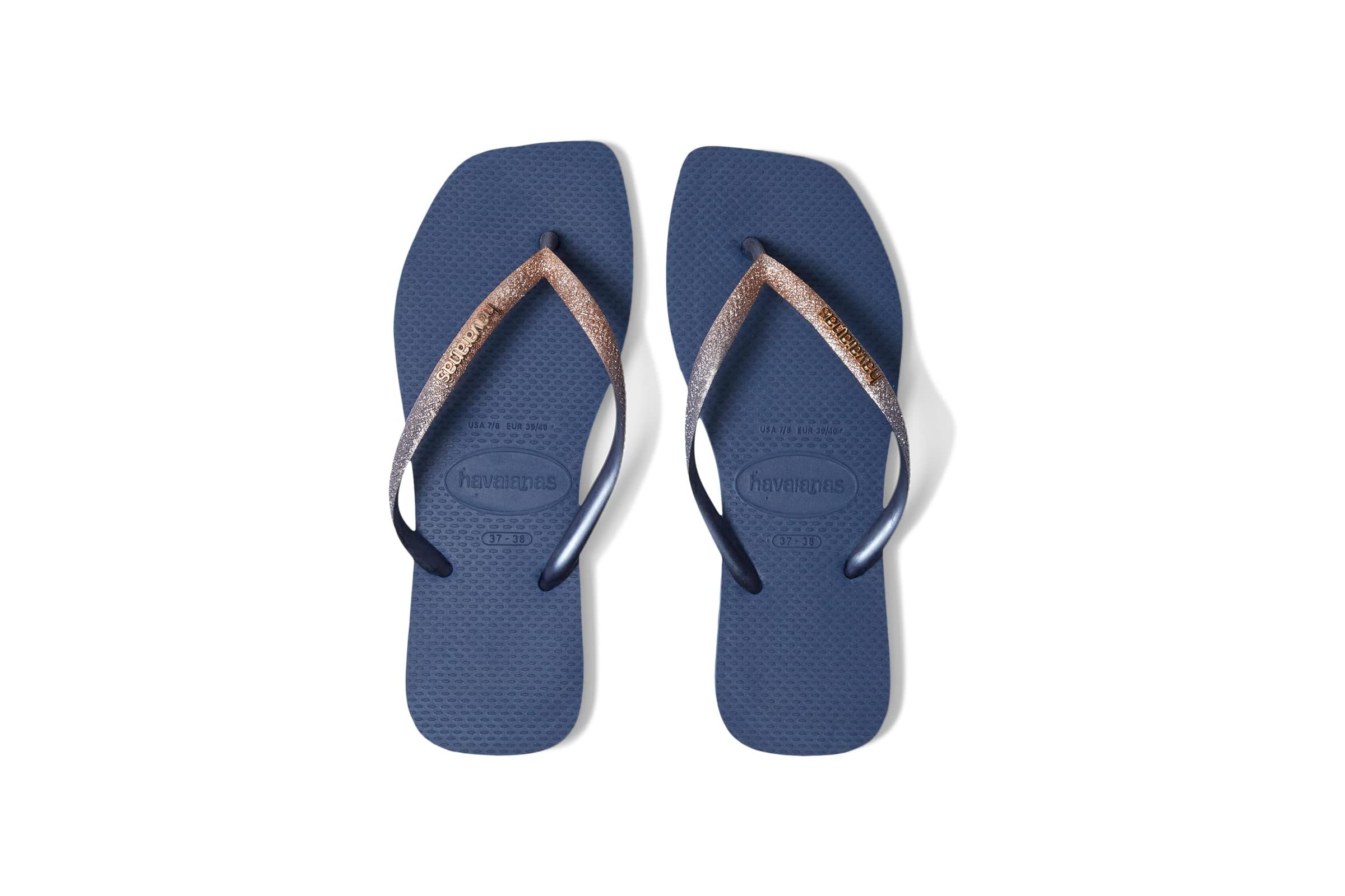 Havaianas Slim Square Glitter Flip Flop Sandal