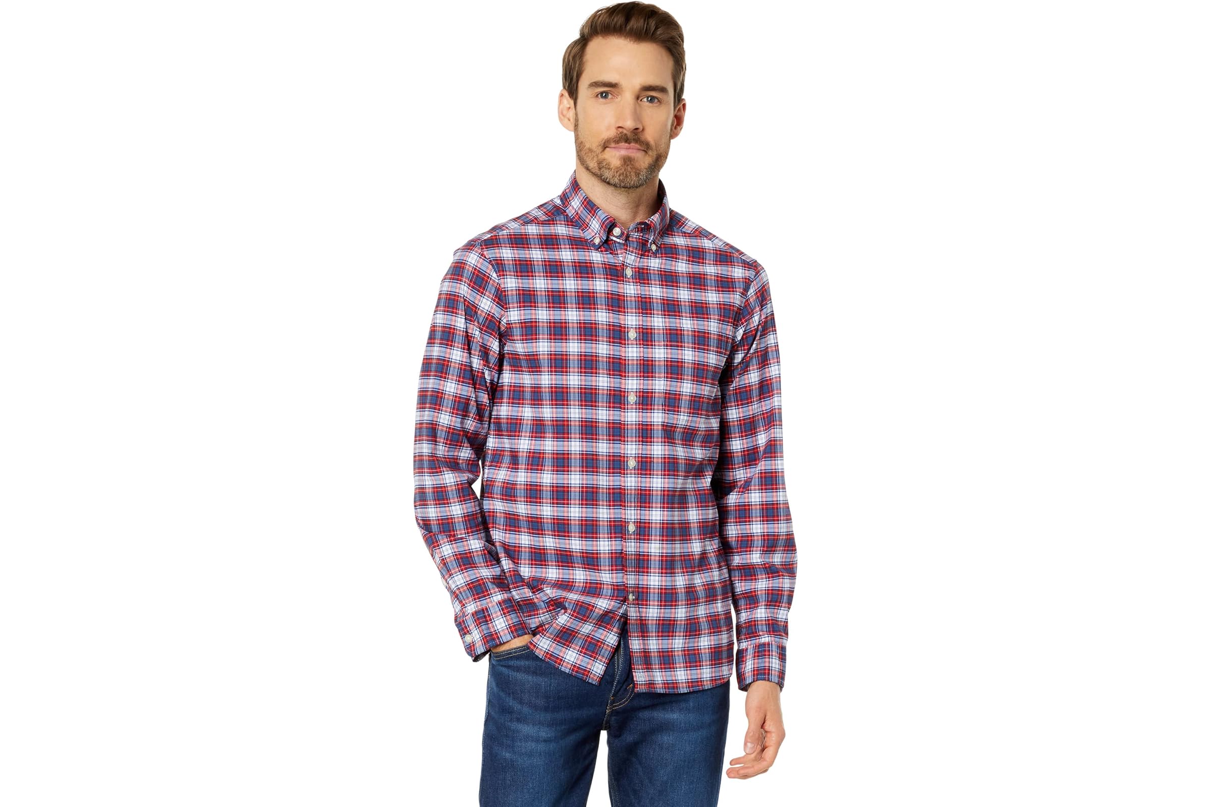 Vineyard Vines Plaid OTG Brrr Shirt 9390₽