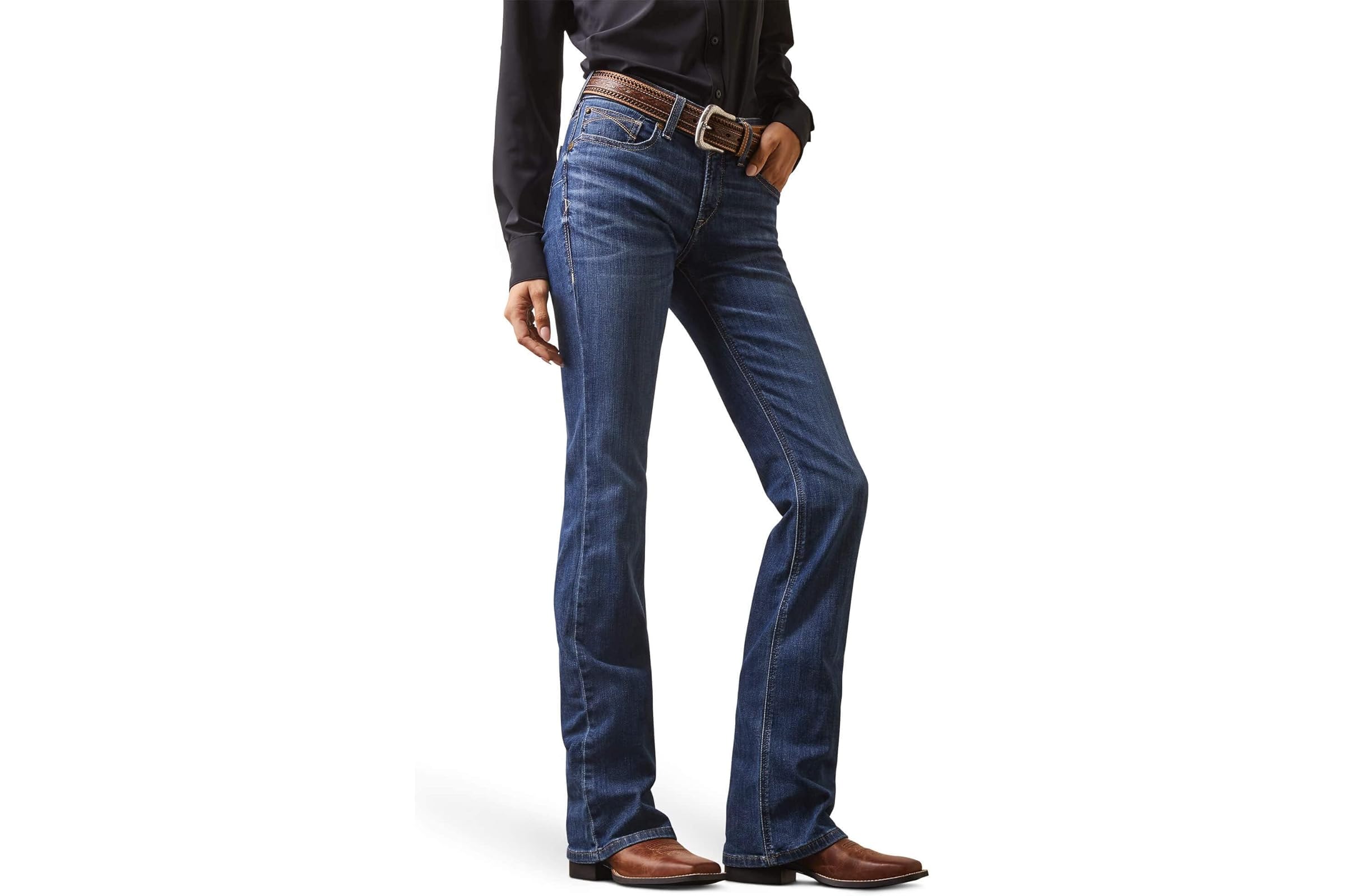 Ariat REAL Perfect Rise Leila Bootcut Jeans in Irvine 16890₽