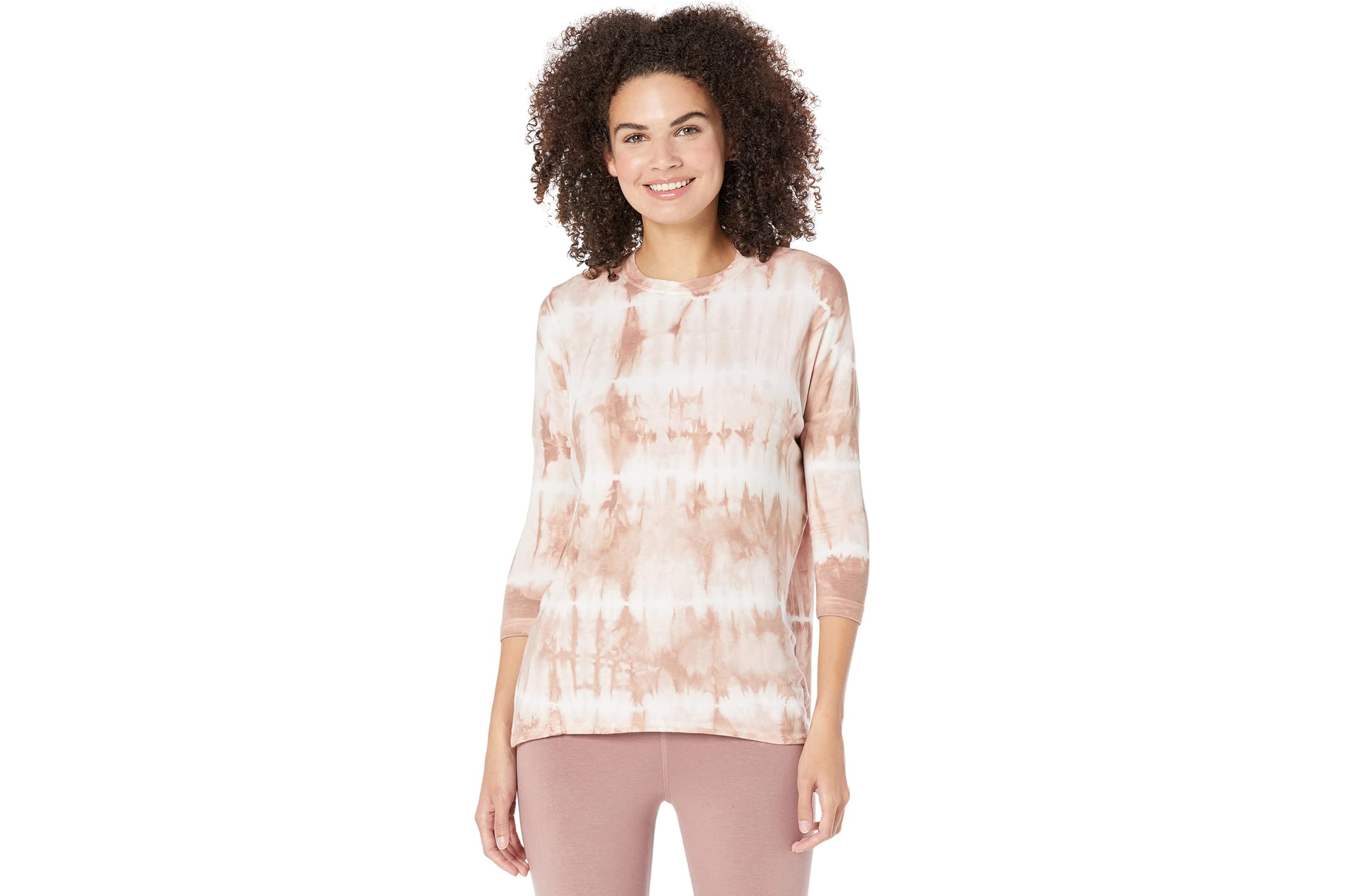 Hard Tail 3/4 Sleeve Slouchy Luxe Tee