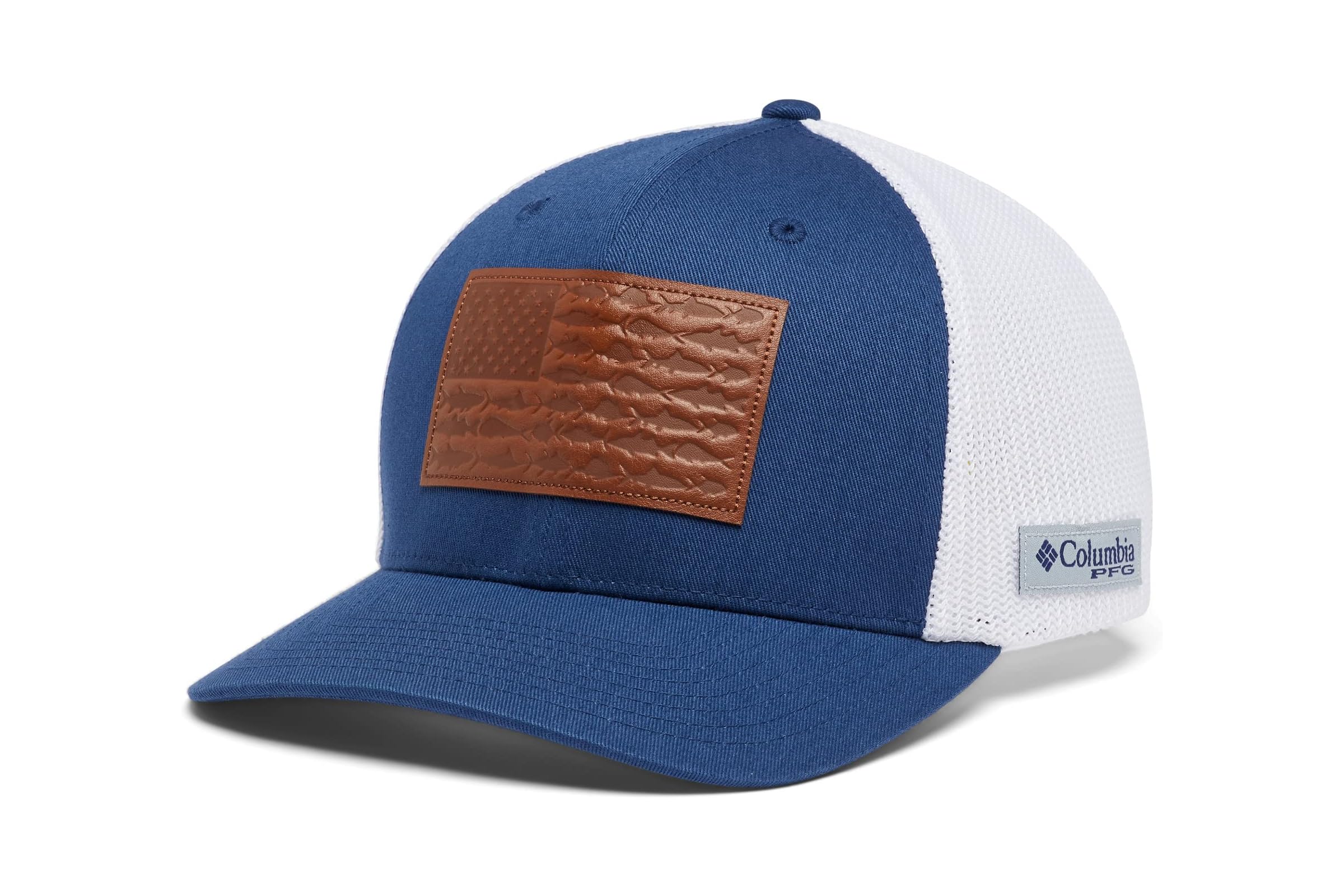 Columbia PFG Leather Fish Flag Mesh Ball Cap 4390₽
