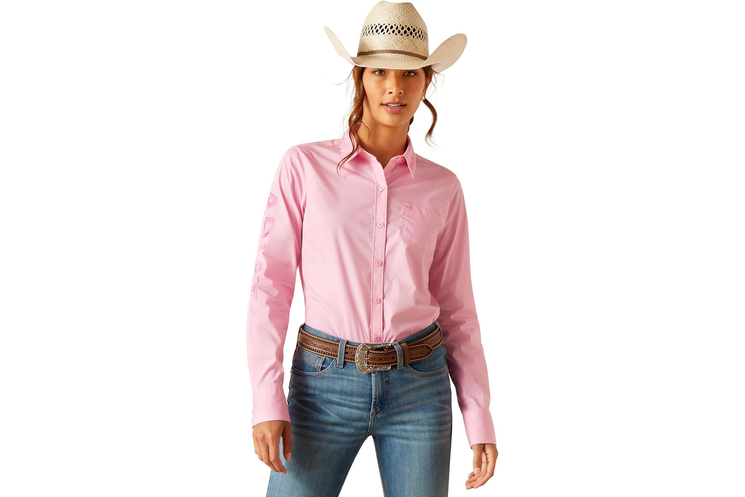 Ariat Wrinkle Resist Team Kirby Stretch Shirt 12590₽