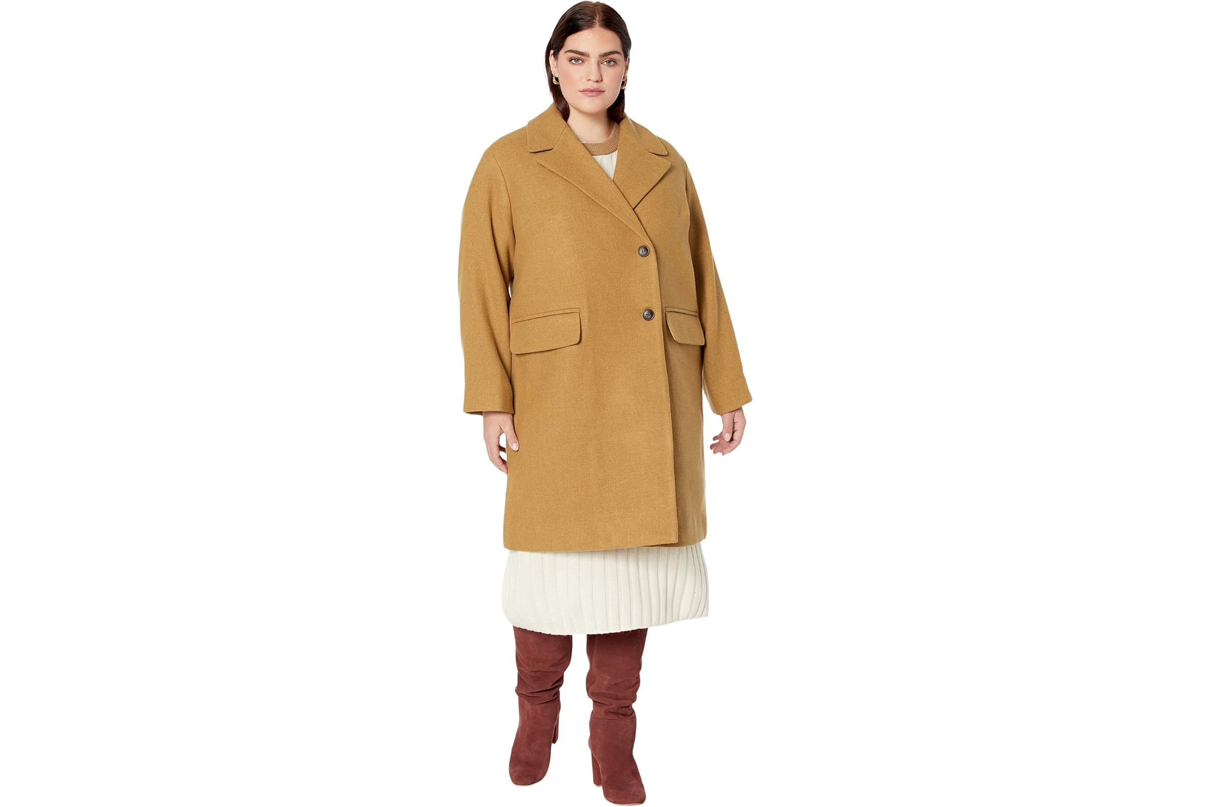 Madewell Plus Haydon Coat in Insuluxe Fabric 38290₽