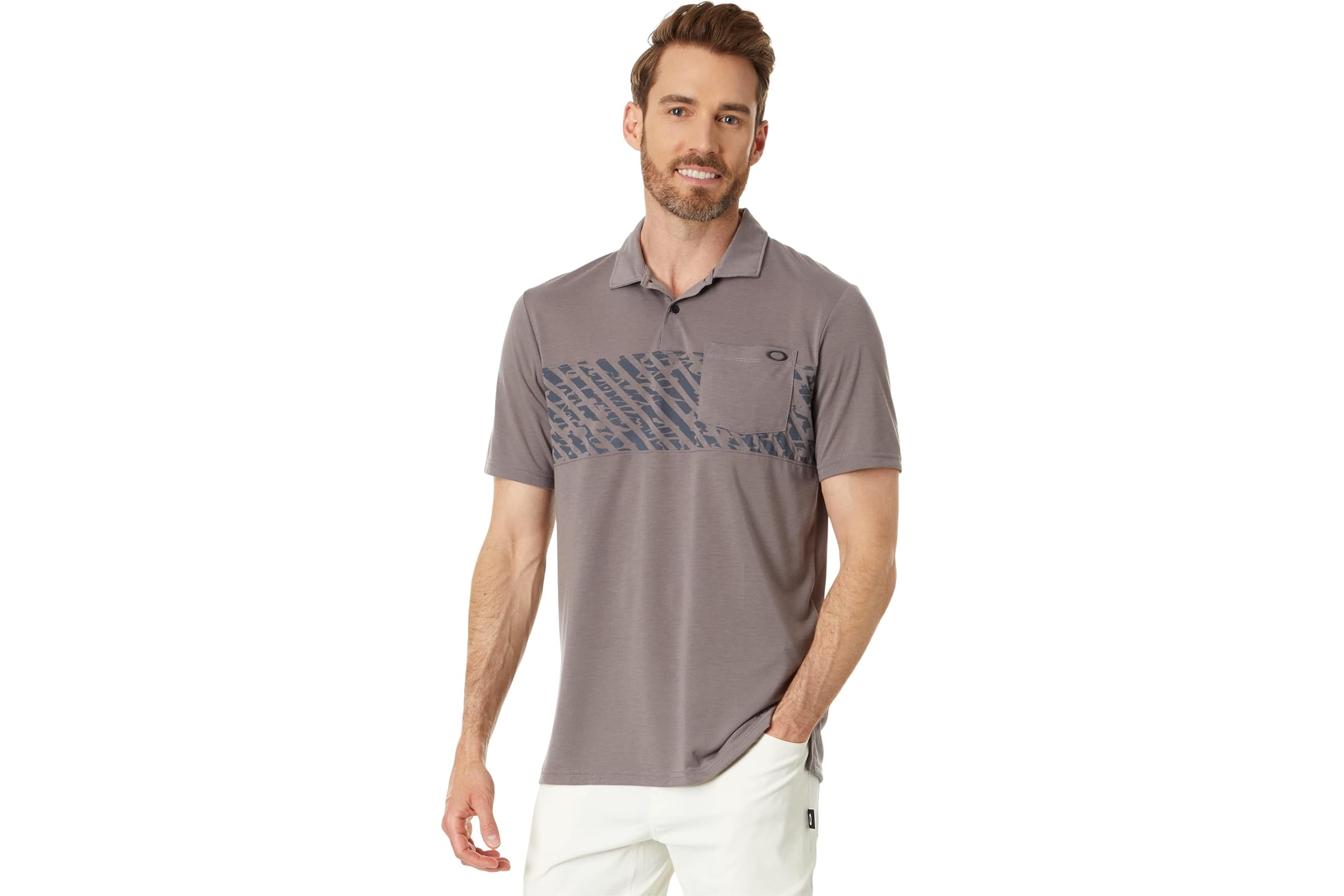 Oakley Sand Stripe Pocket Polo