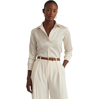 Lauren Ralph Lauren Satin Charmeuse Shirt