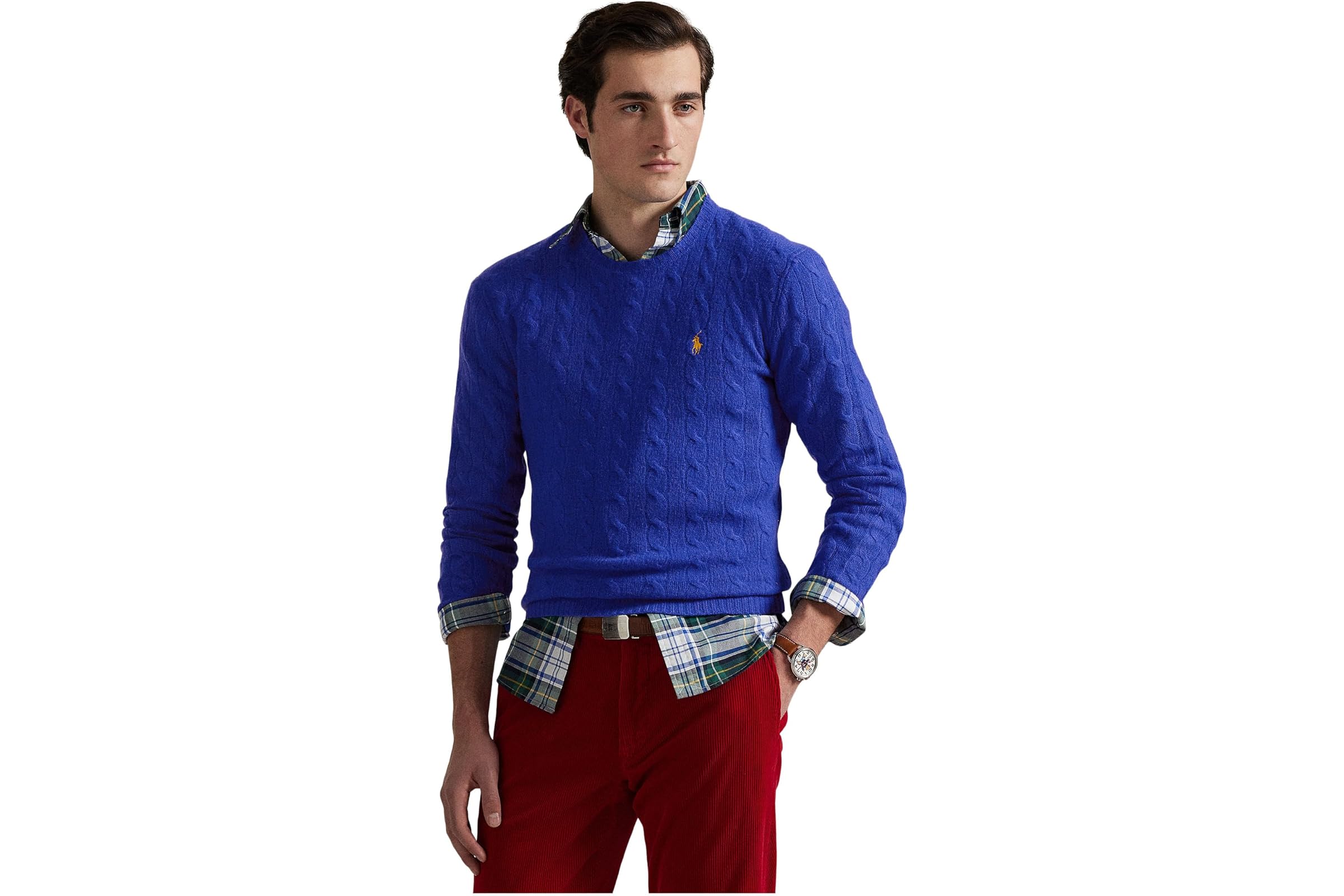 Свитер Polo Ralph Lauren Cable-Knit Wool-Cashmere Sweater 17090₽