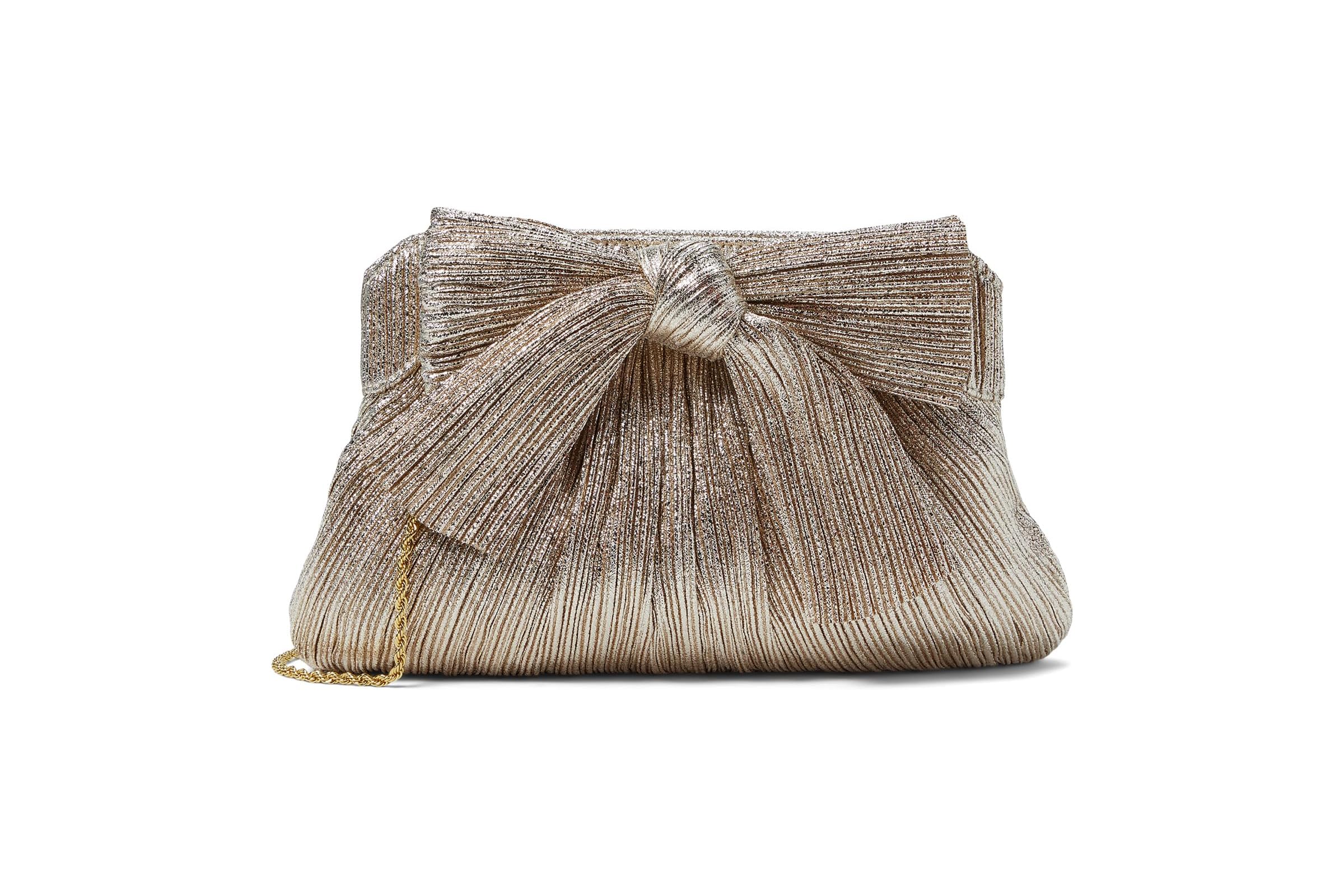 Loeffler Randall Rayne Pleated Frame Clutch With Bow