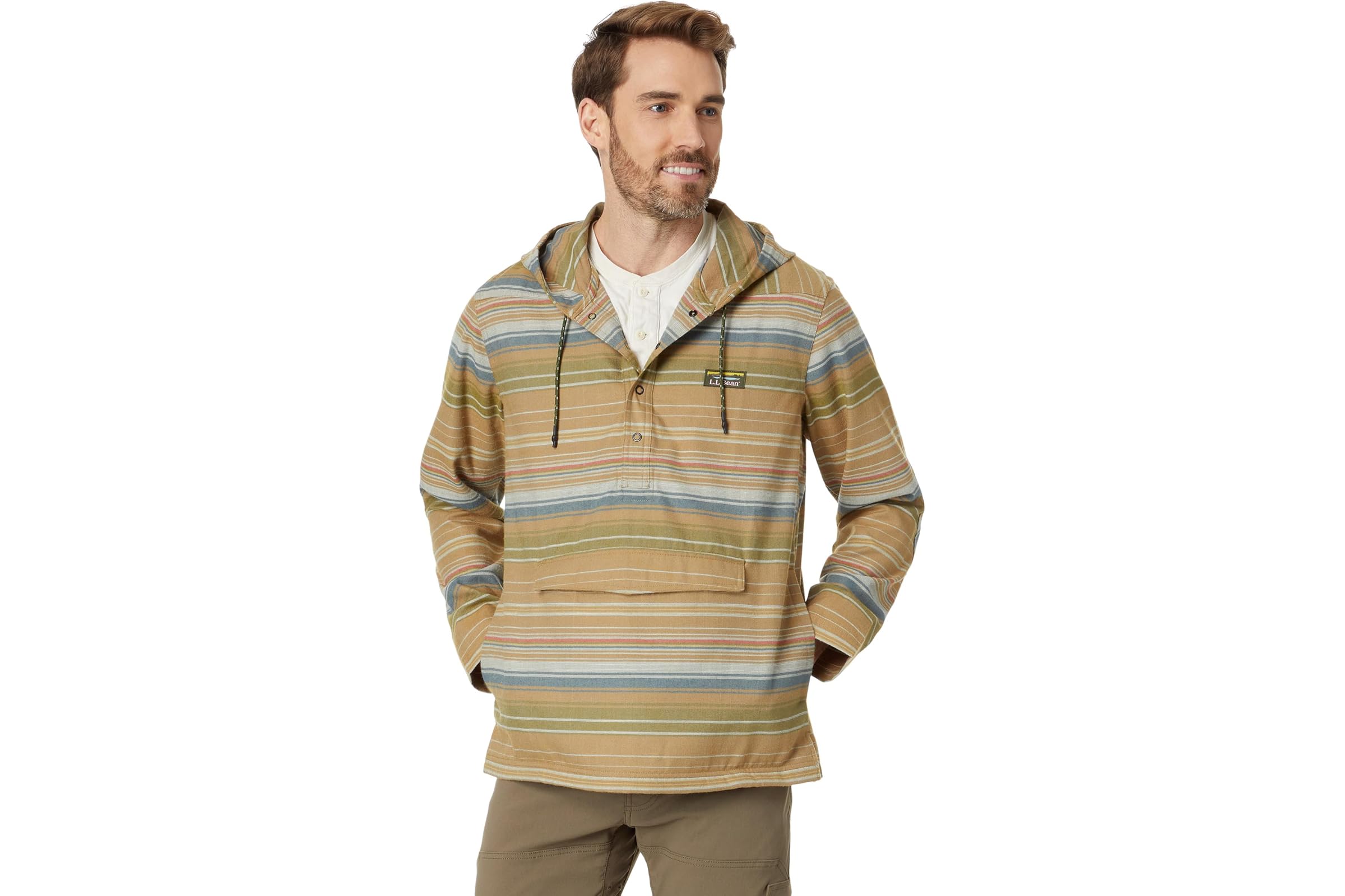 LLBean Katahdin Performance Flannel Anorak 16290₽