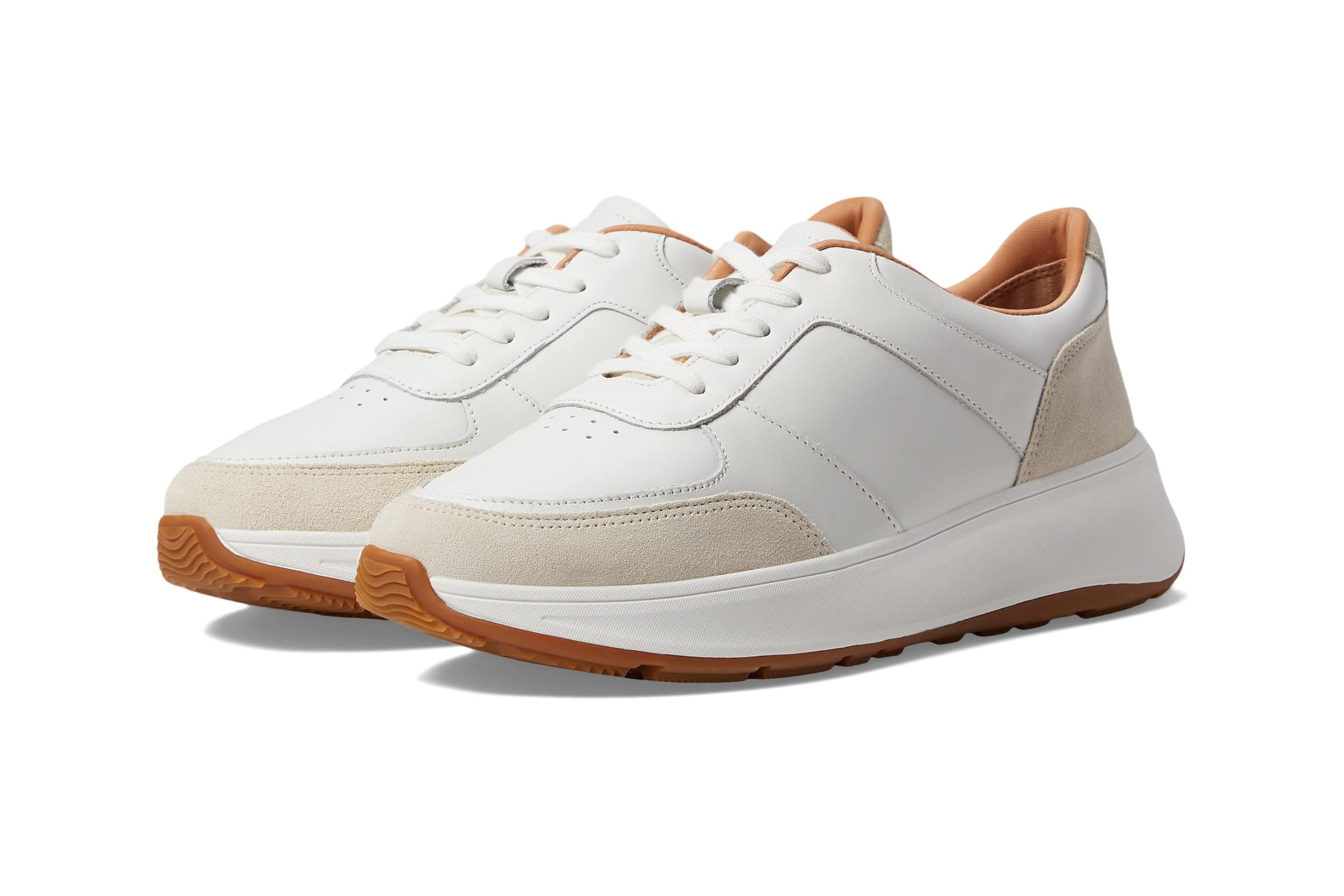 Женские кроссовки FitFlop F-Mode LeatherSuede Flatform Sneakers 26590₽