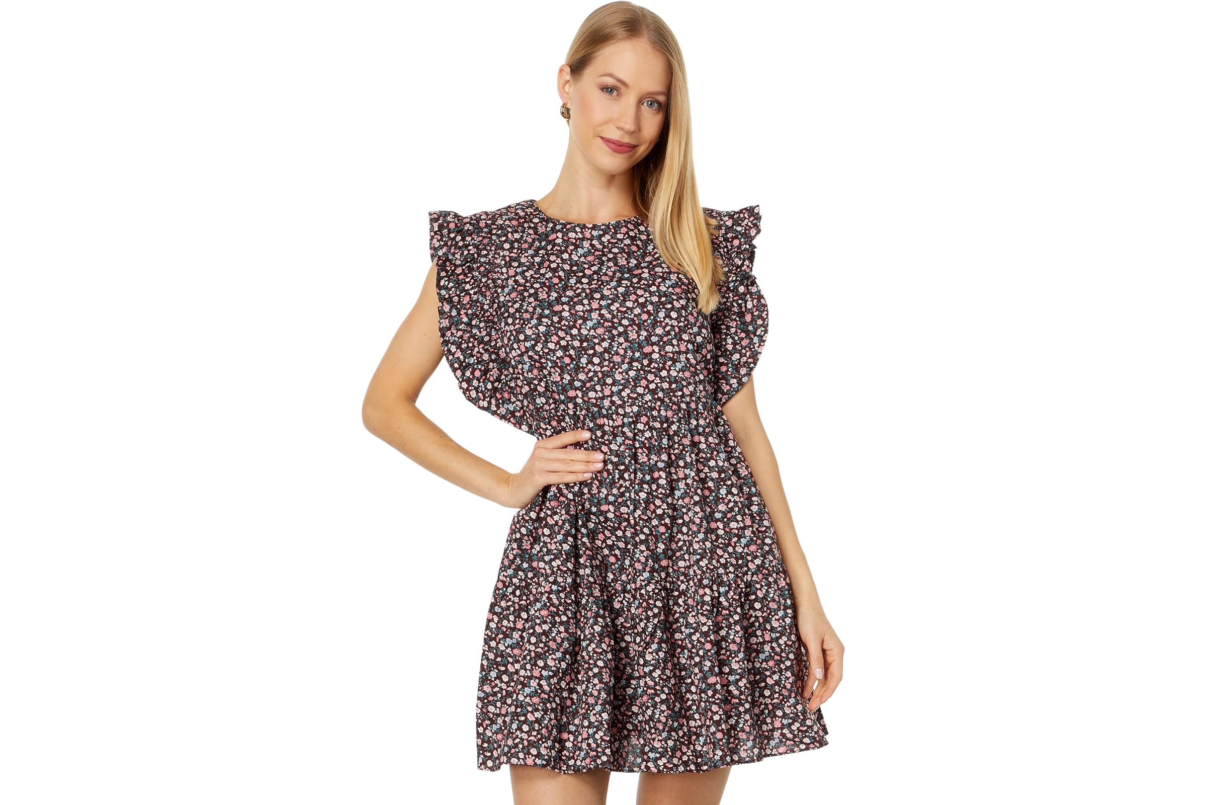 English Factory Floral Babydoll Mini Dress 11490₽