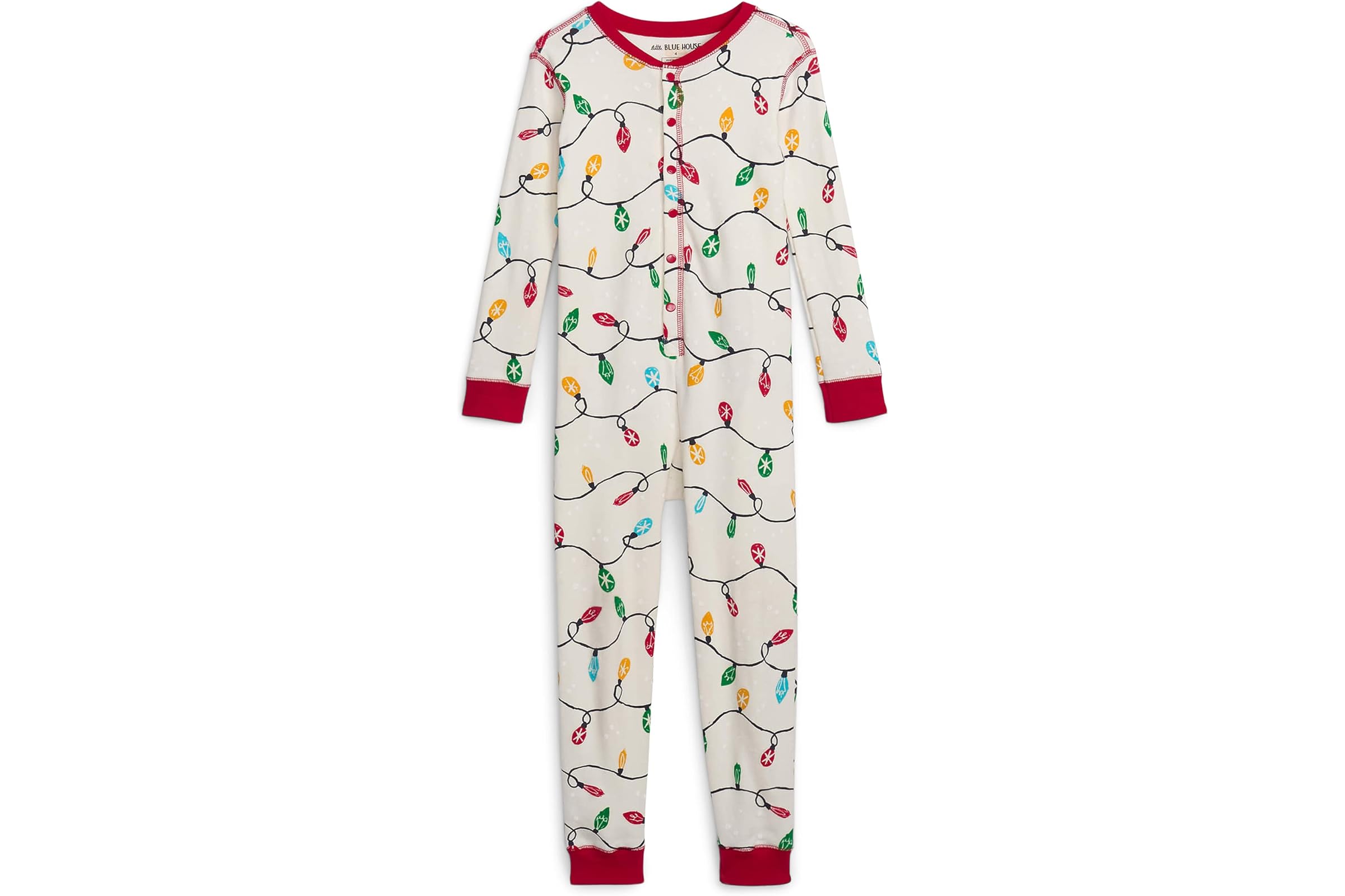 Little Blue House by Hatley Kids Holiday Lights Union Suit (Toddler/Little Kids/Big Kids)