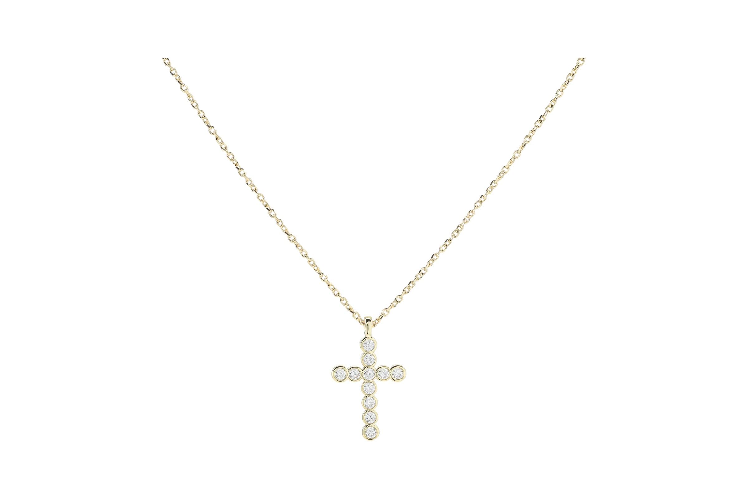 Kendra Scott Cross Crystal Pendant Necklace 16690₽