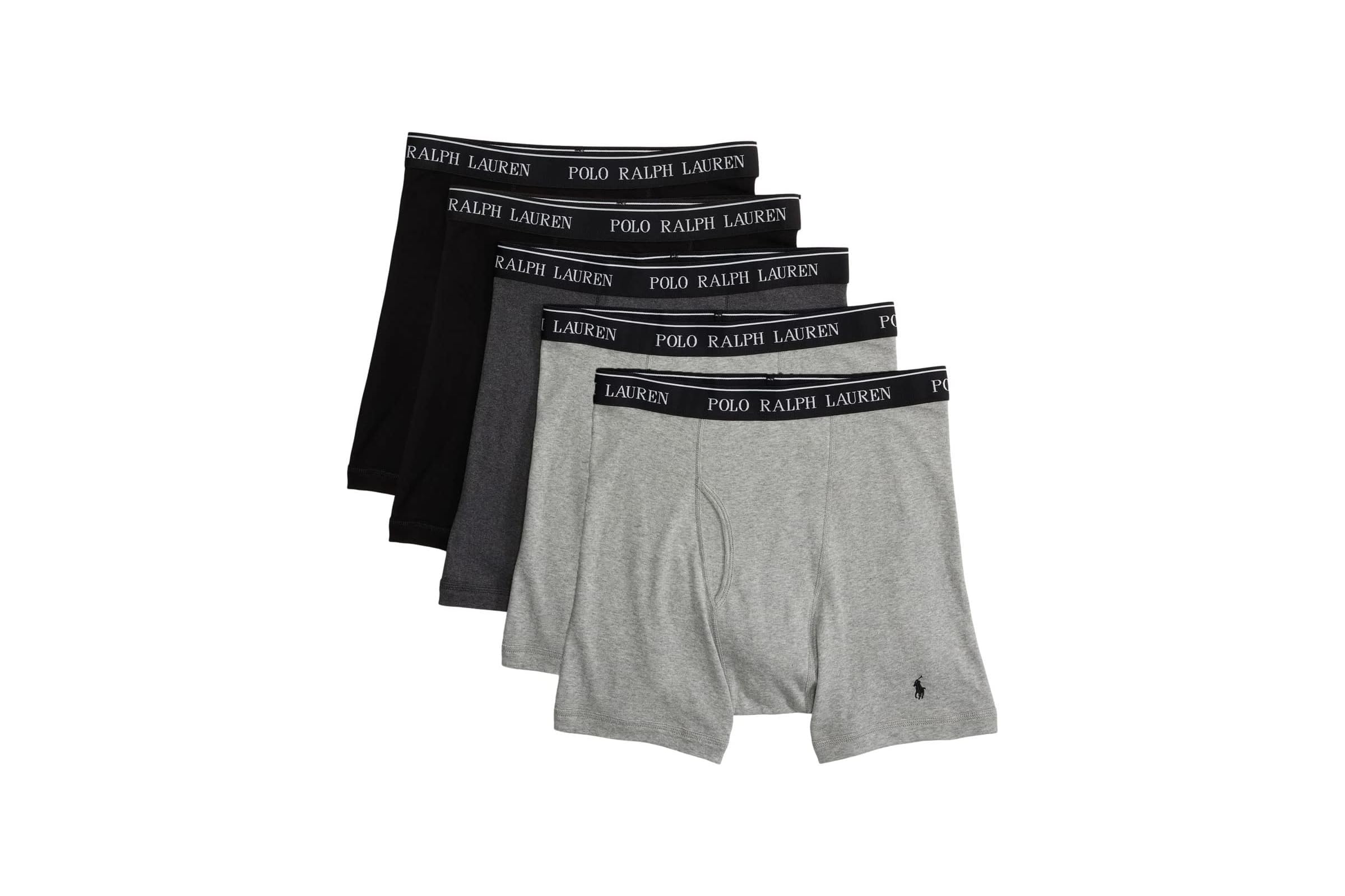 Polo Ralph Lauren 5 Pack Classic Fit Cotton Boxer Briefs 12590₽