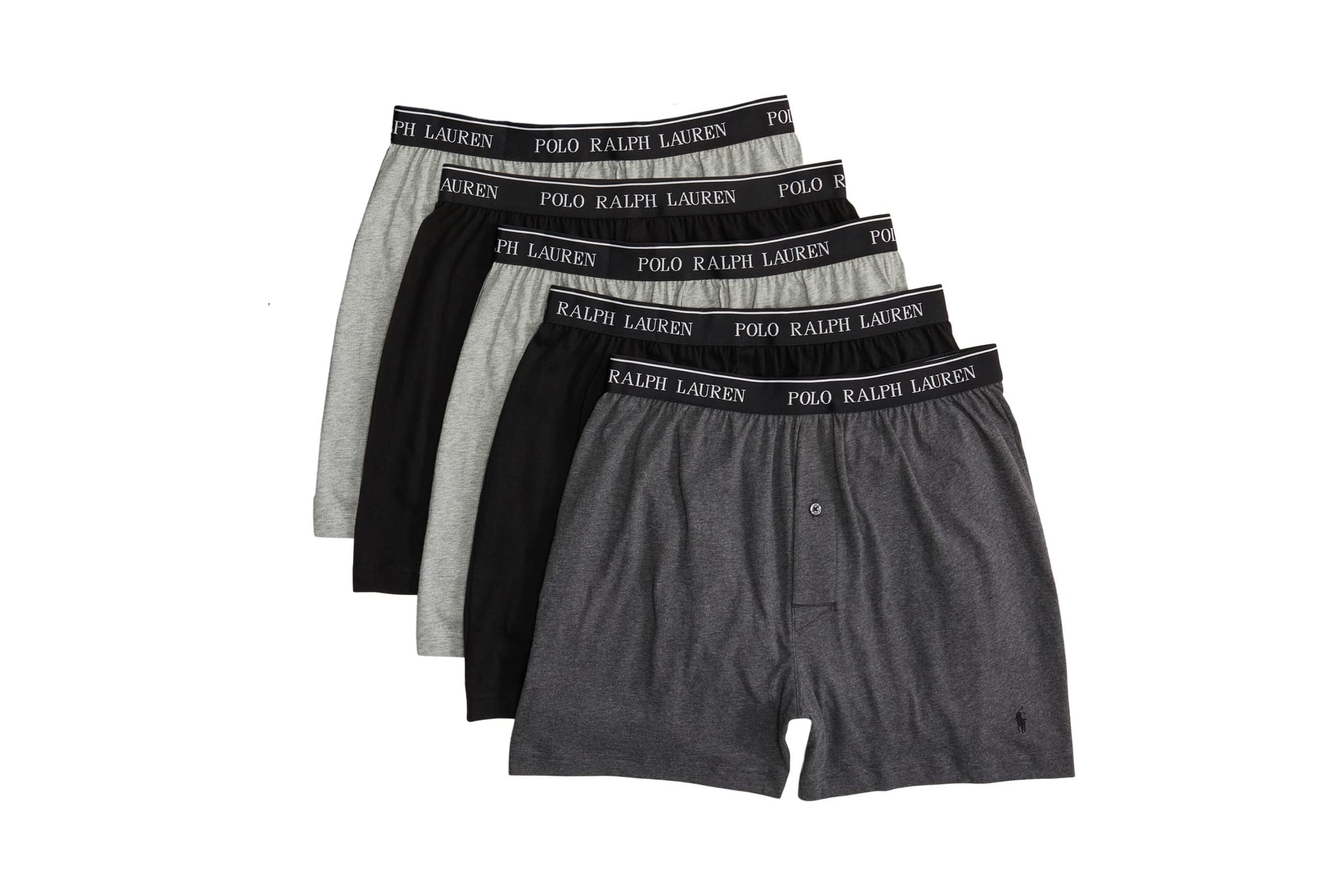 Polo Ralph Lauren 5 Pack Classic Fit Cotton Knit Boxers 13890₽