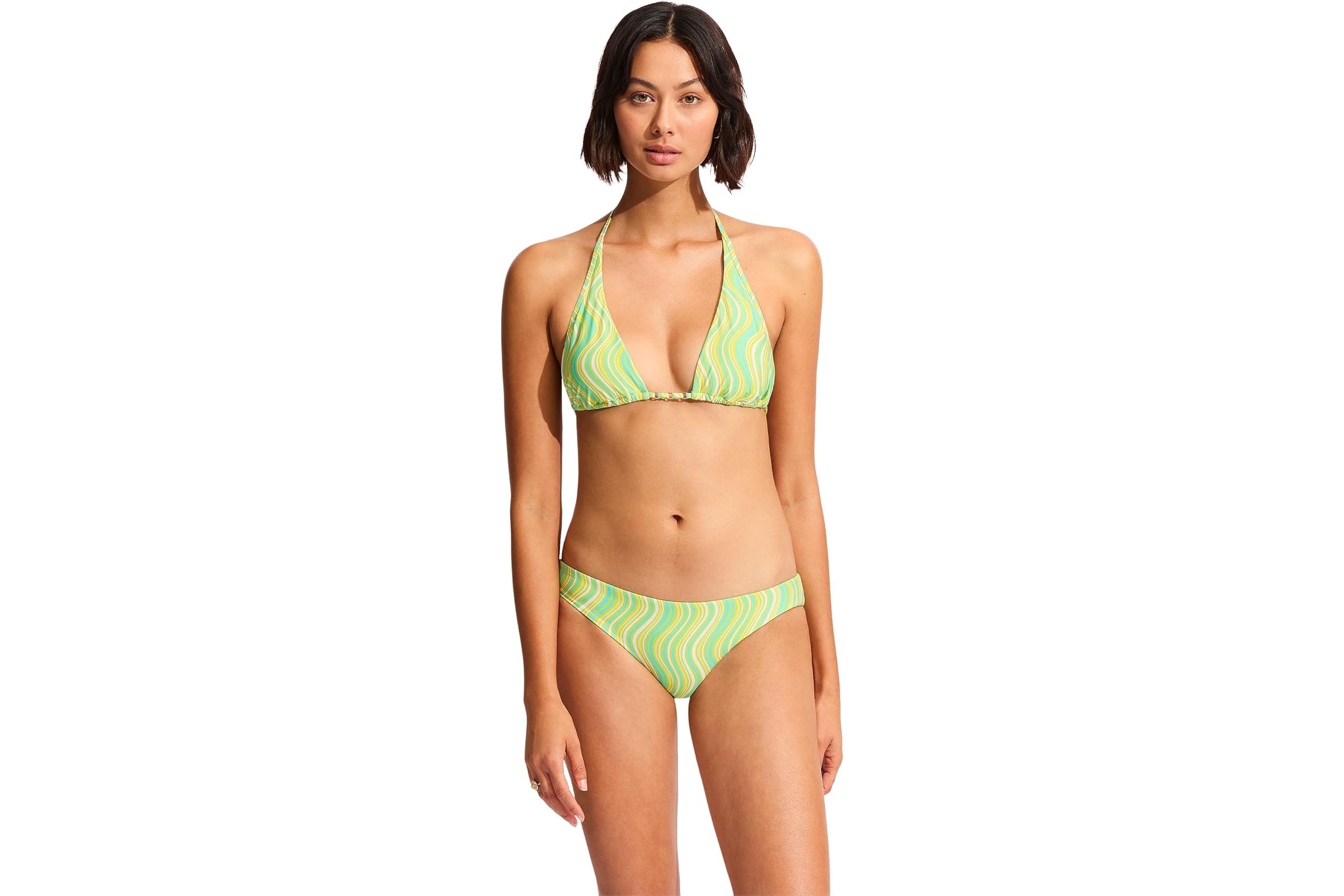 Seafolly Mod Squad Longline Slide Tri 4290₽