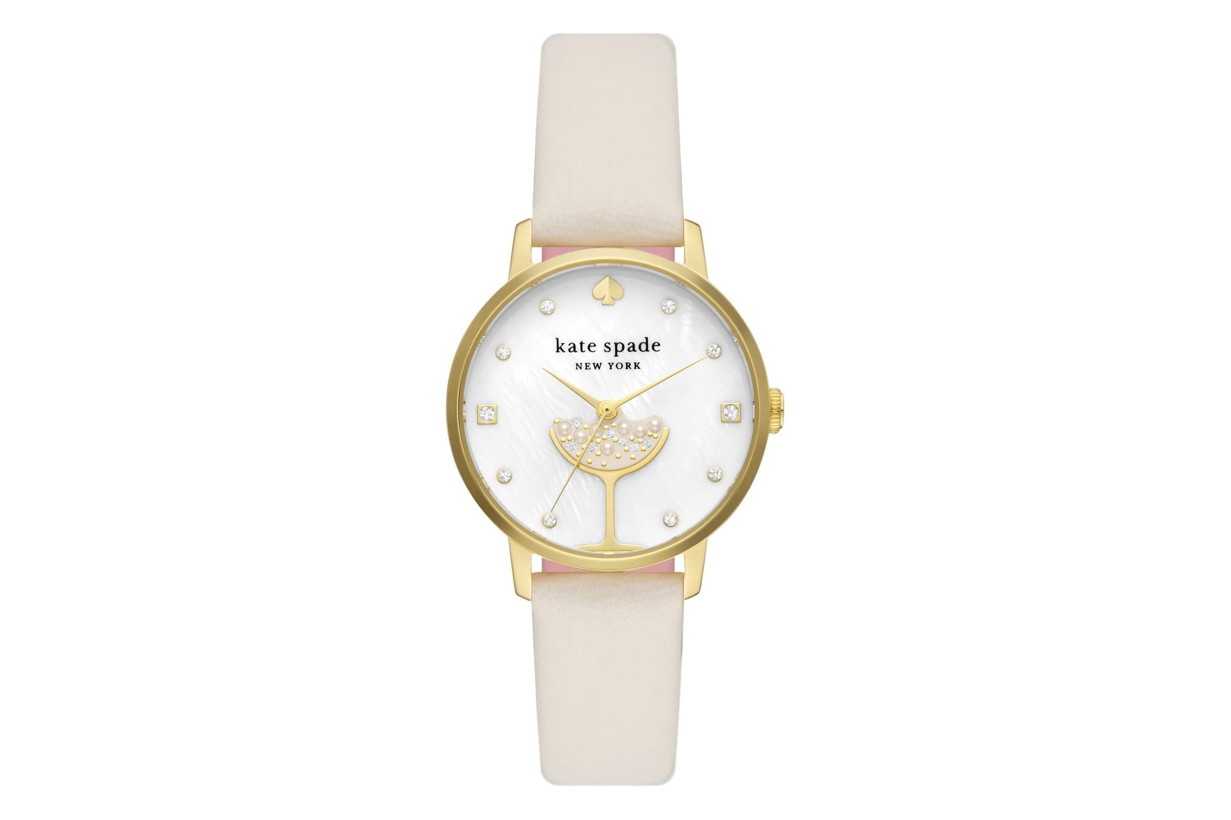 Мужские наручные часы Kate Spade New York 34 mm Metro Three Hand Leather Watch - KSW1779 38990₽