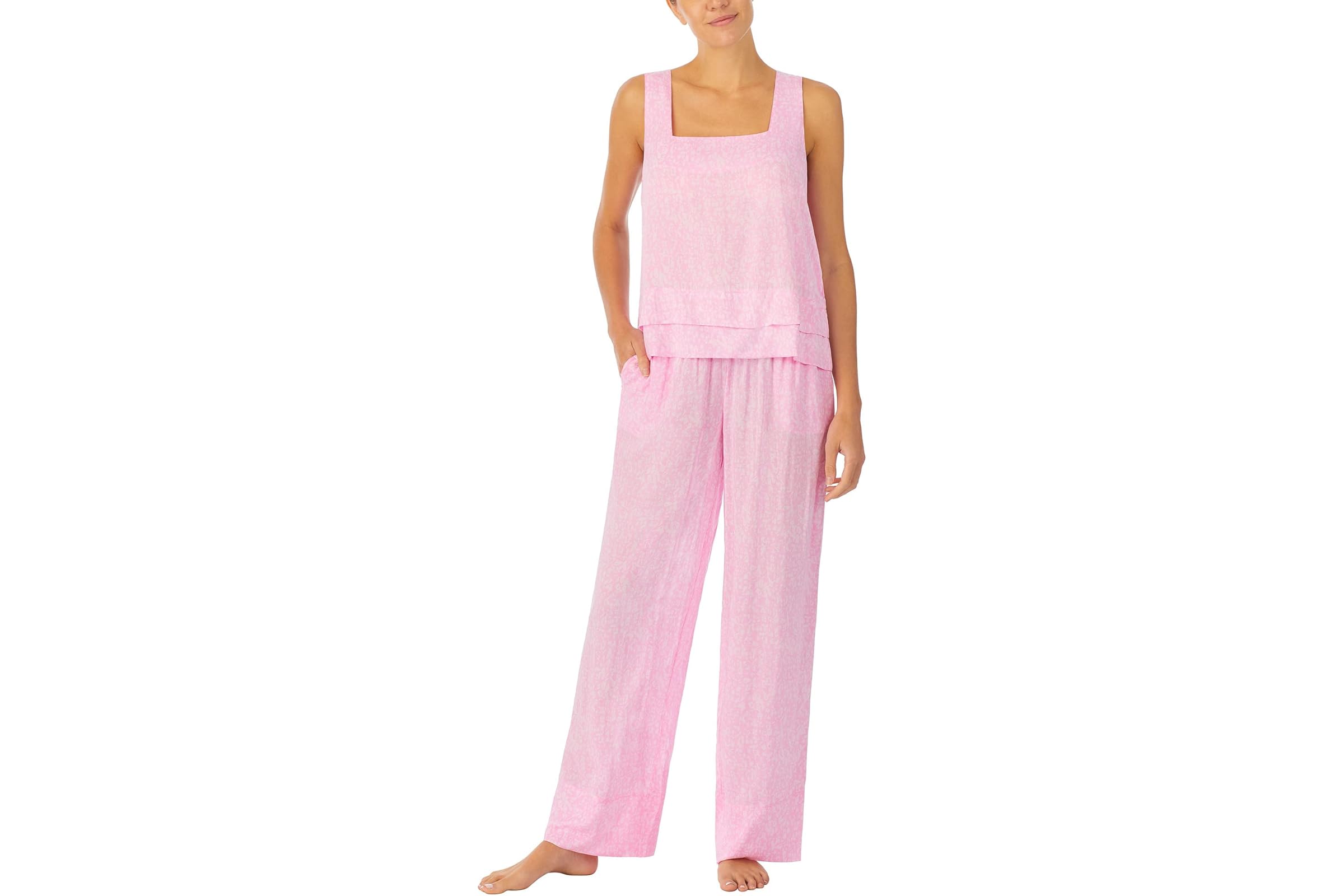 Sanctuary Crop Tank Long Pants PJ Set 7190₽