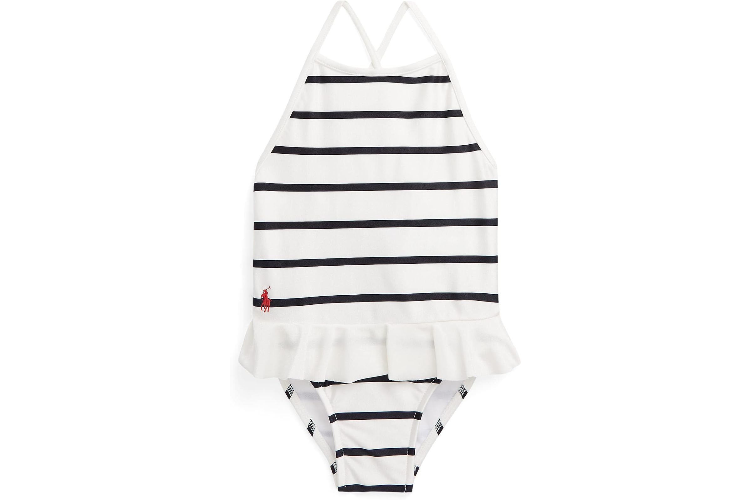 Polo Ralph Lauren Kids Striped Ruffled One-Piece Swimsuit Infant 9290₽