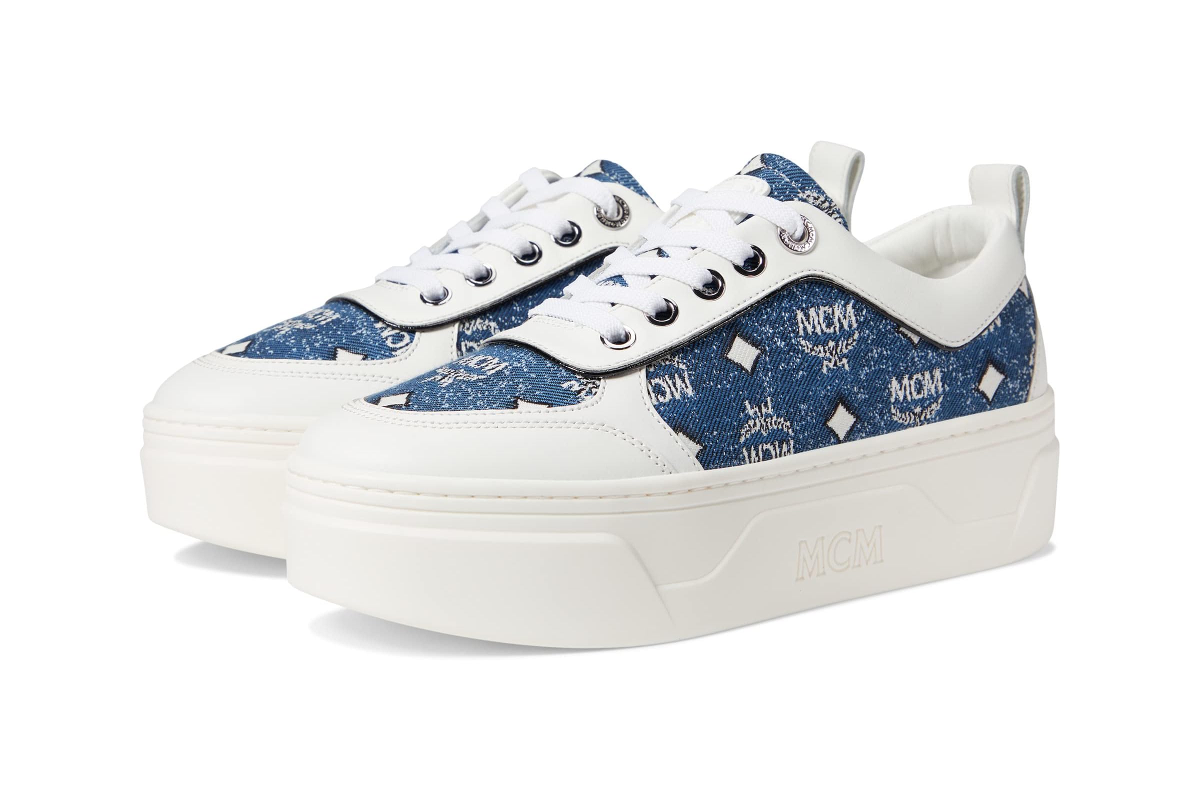 Женские кроссовки MCM Skyward Vintage Monogram Low Top Sneakers 89190₽