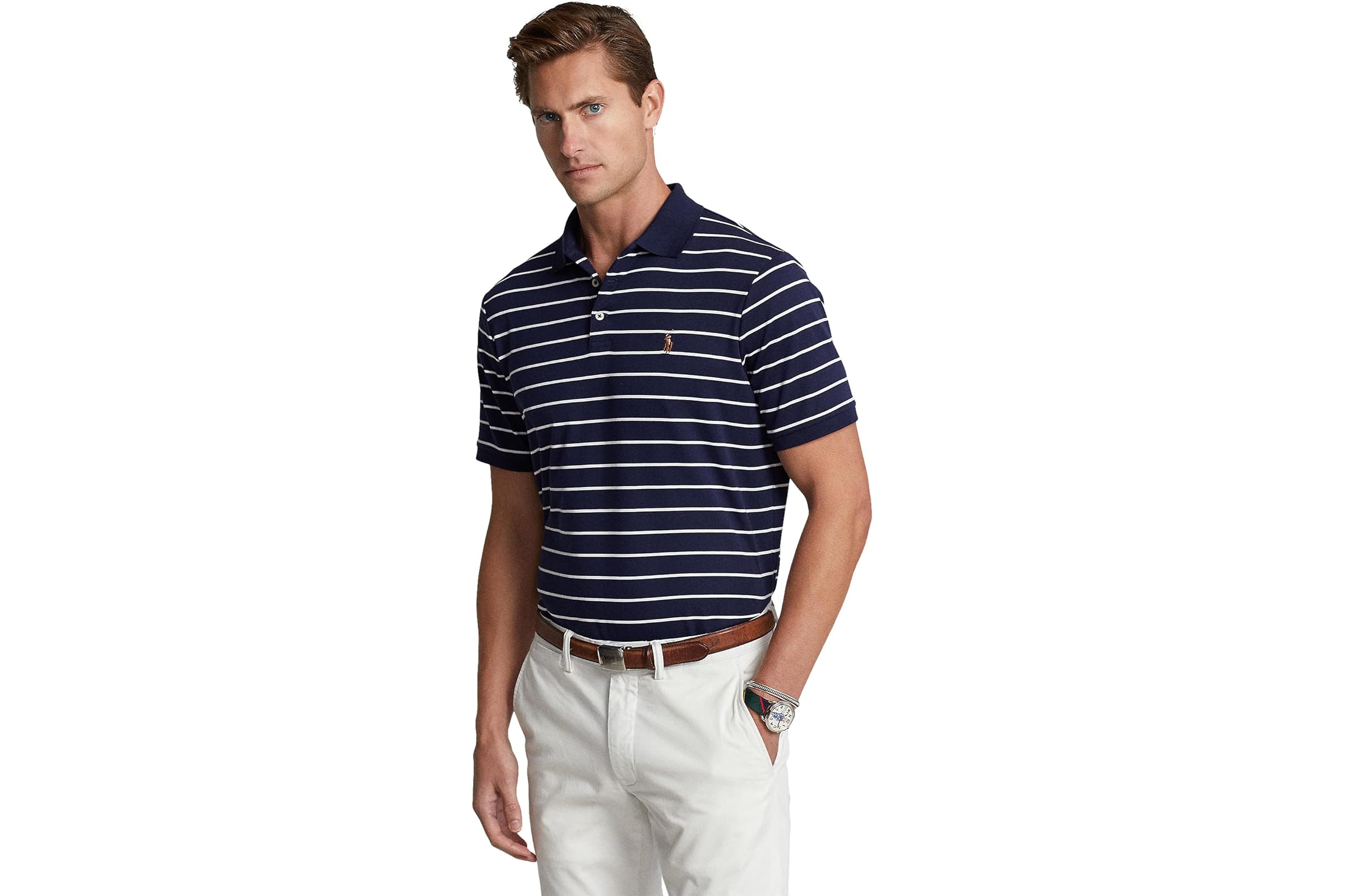 Мужская рубашка Polo Ralph Lauren Classic Fit Soft Cotton Polo Shirt 15990₽