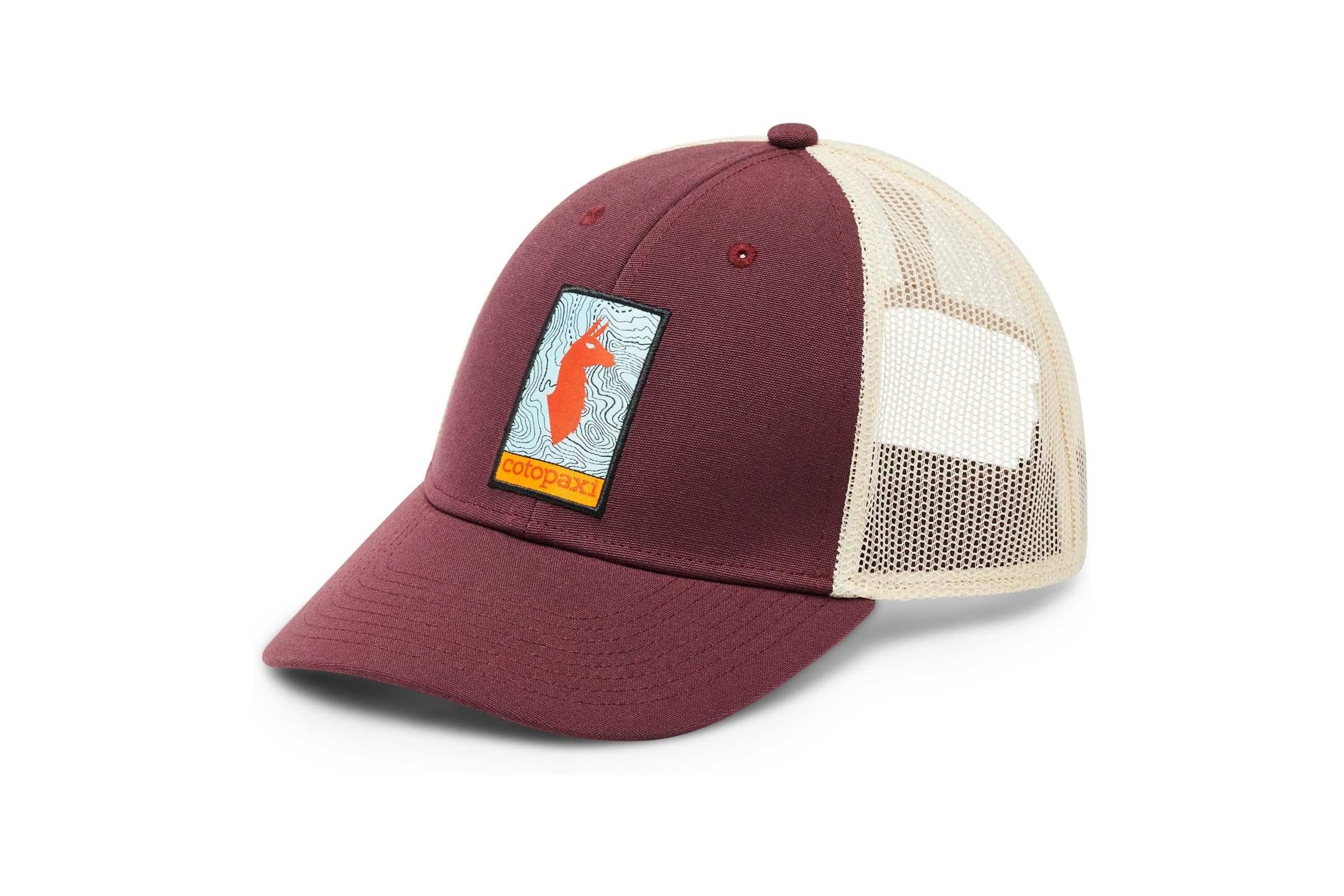 Cotopaxi Llama Map Trucker Hat