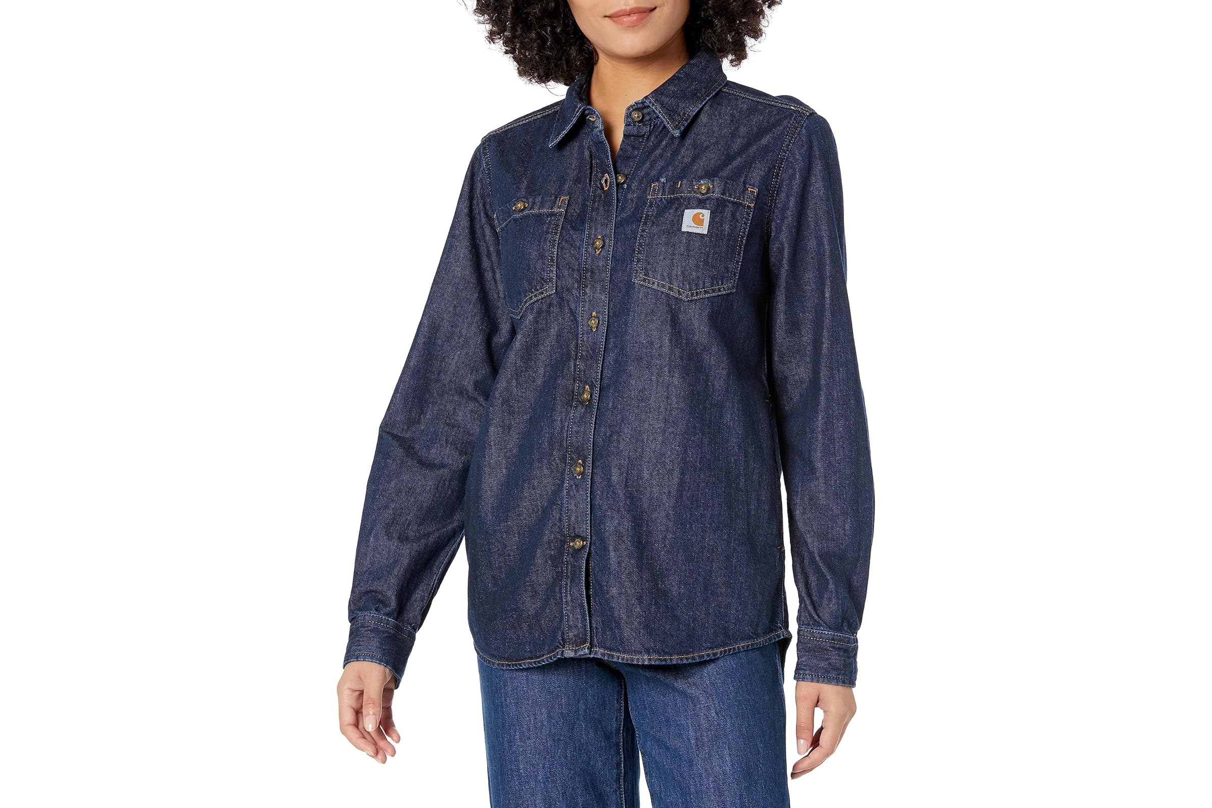 Carhartt Relaxed Fit Midweight Denim Overshirt 13790₽