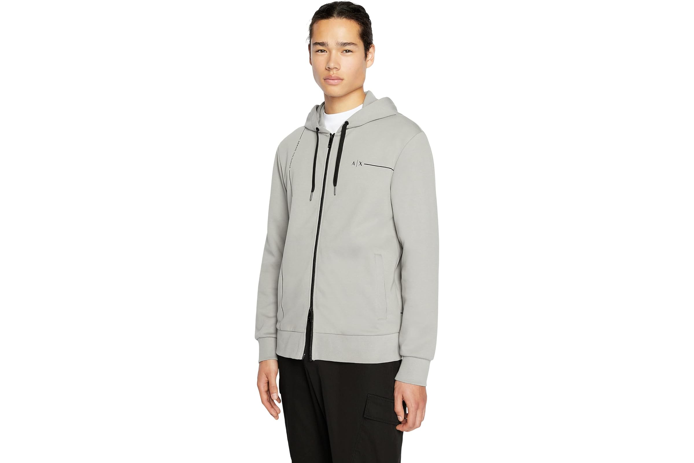 Armani Exchange Cotton Zipper Logo Sweatshirt 23490₽