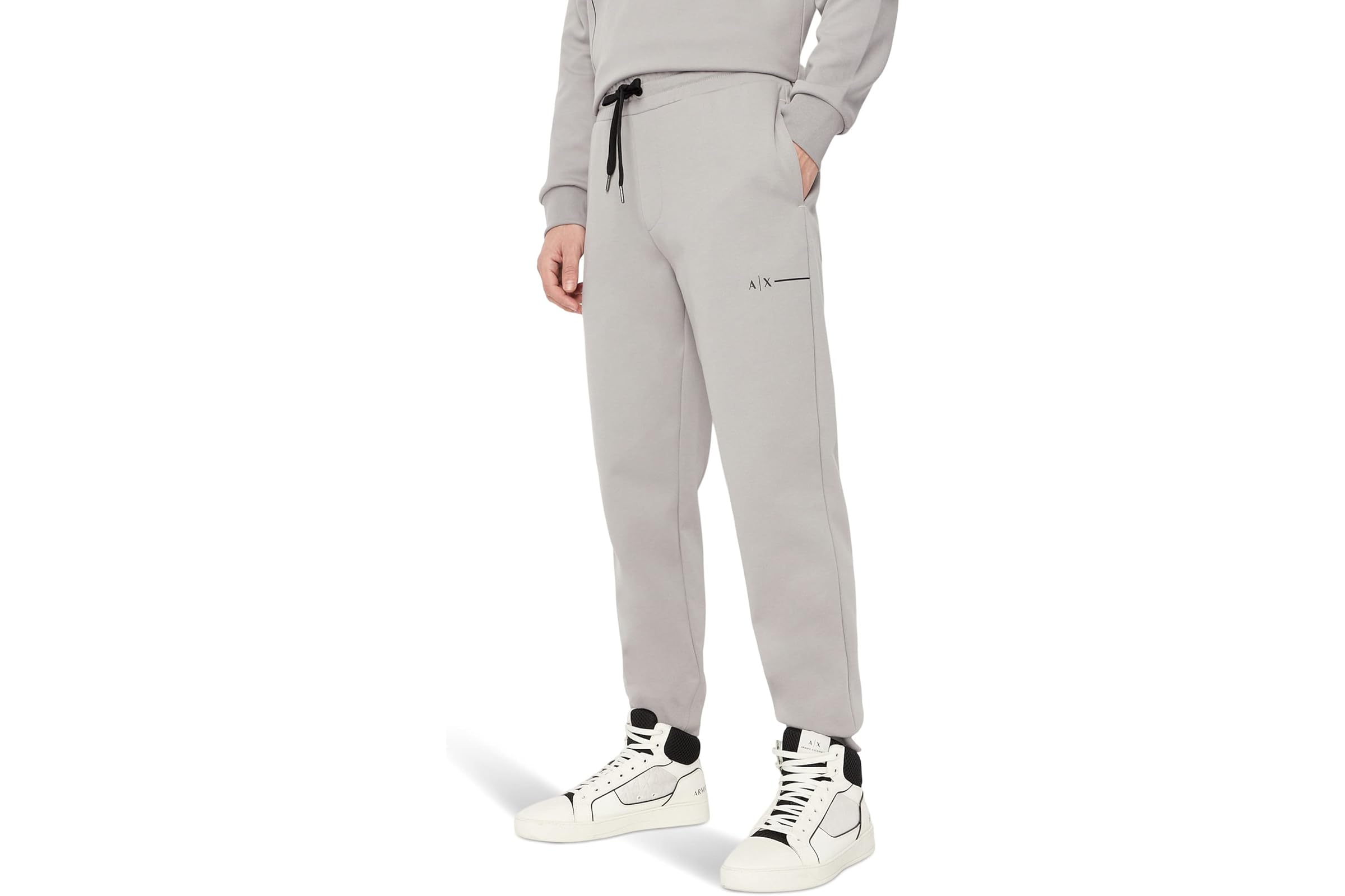 Armani Exchange Cotton Drawstring Logo Joggers 18890₽