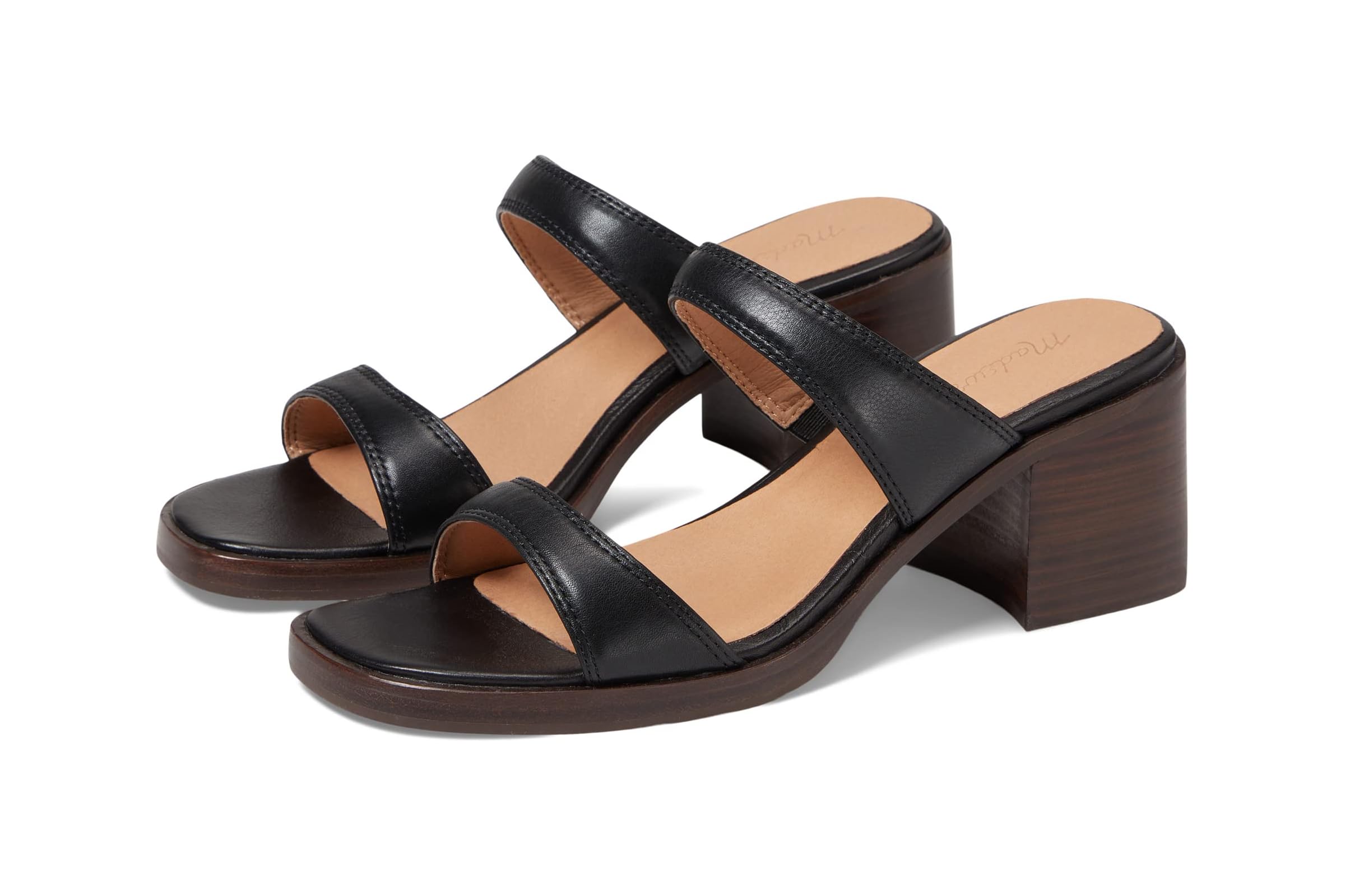 Madewell The Saige Double-Strap Sandal in Leather 13790₽