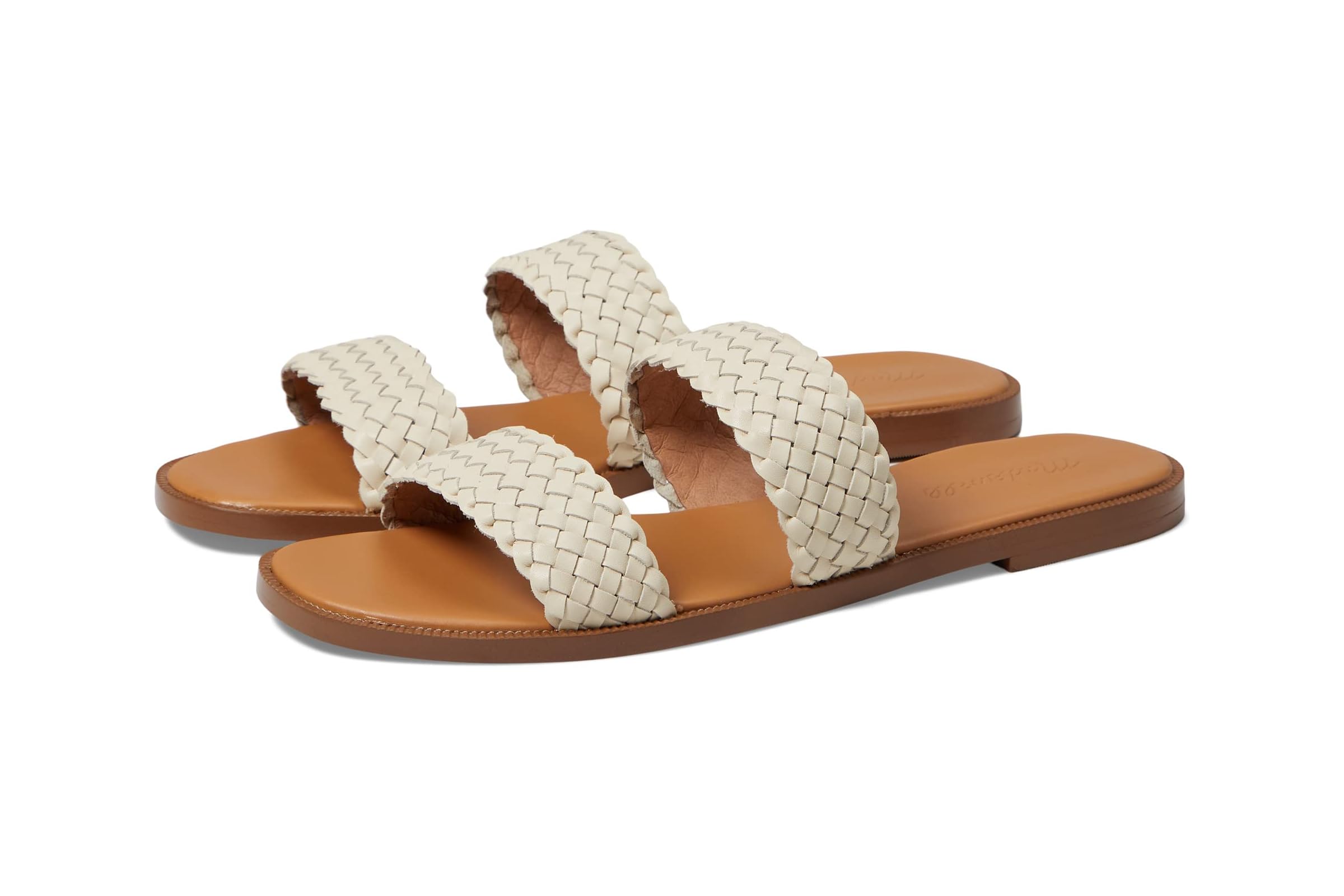 Madewell The Teagan Slide Sandal in Leather
